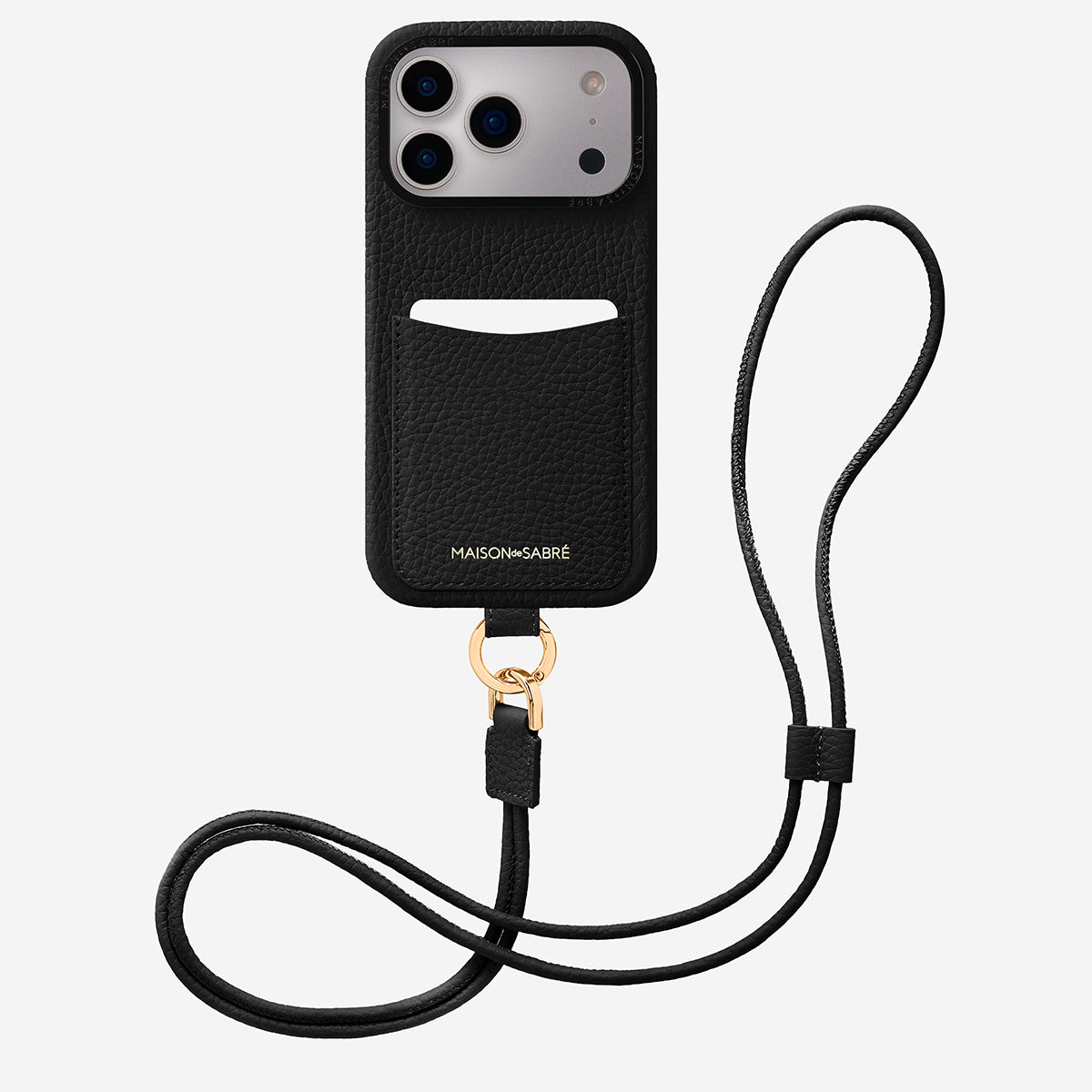 The Sling Phone Case iPhone 17 Pro Max - Black Caviar