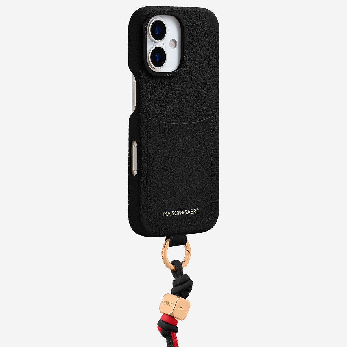 The Wristlet Phone Case iPhone 17 - Black Caviar