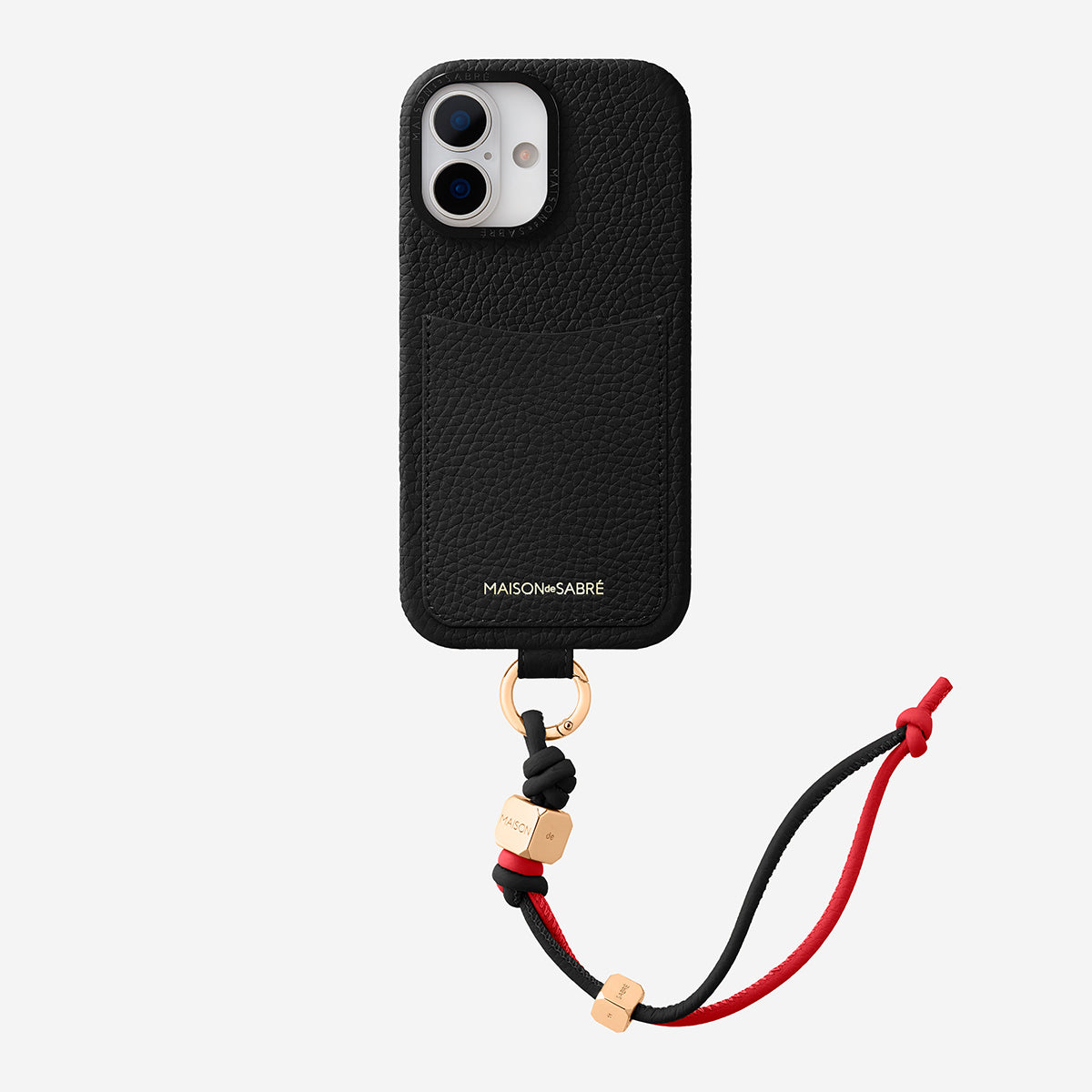 The Wristlet Phone Case iPhone 17 - Black Caviar