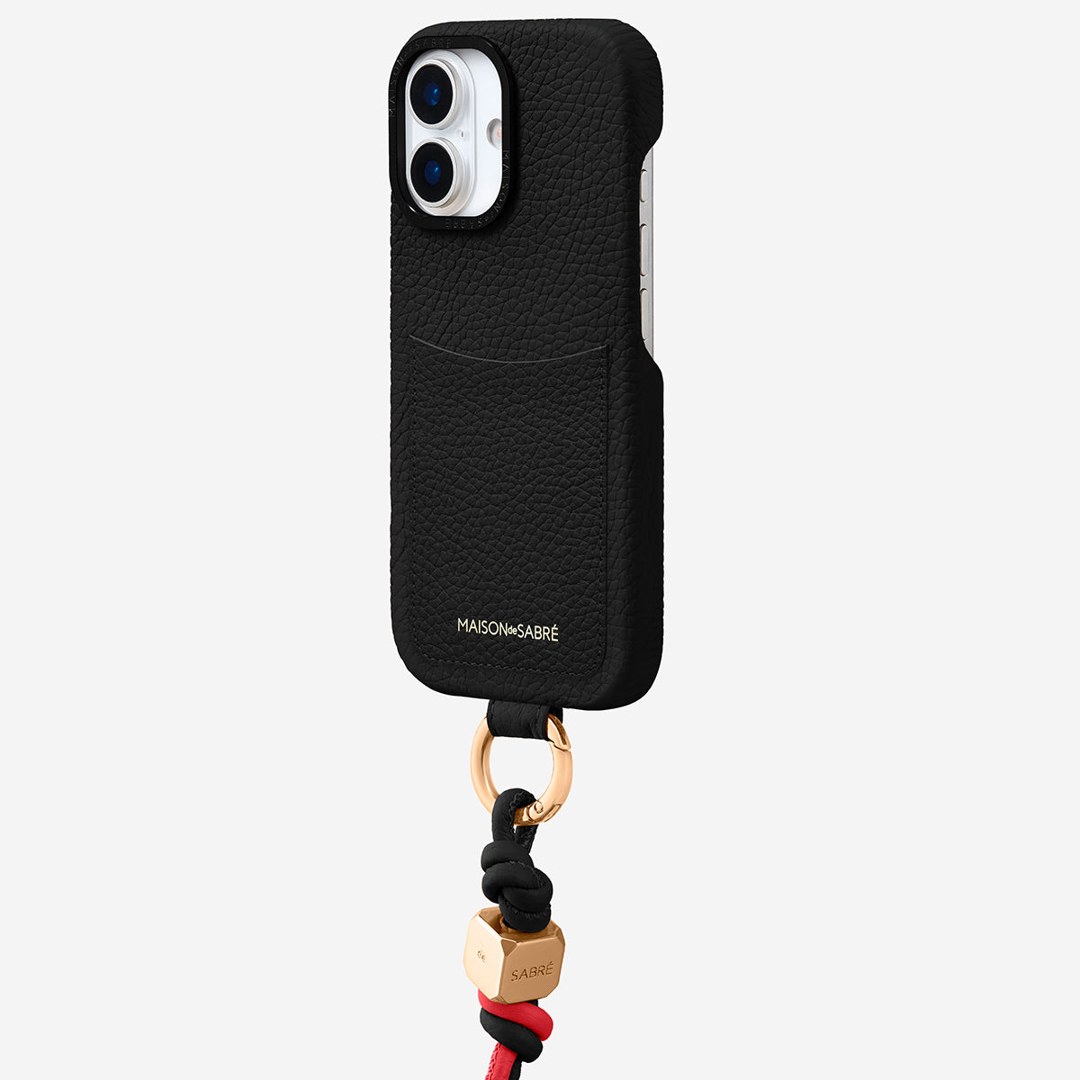 The Wristlet Phone Case iPhone 17 - Black Caviar