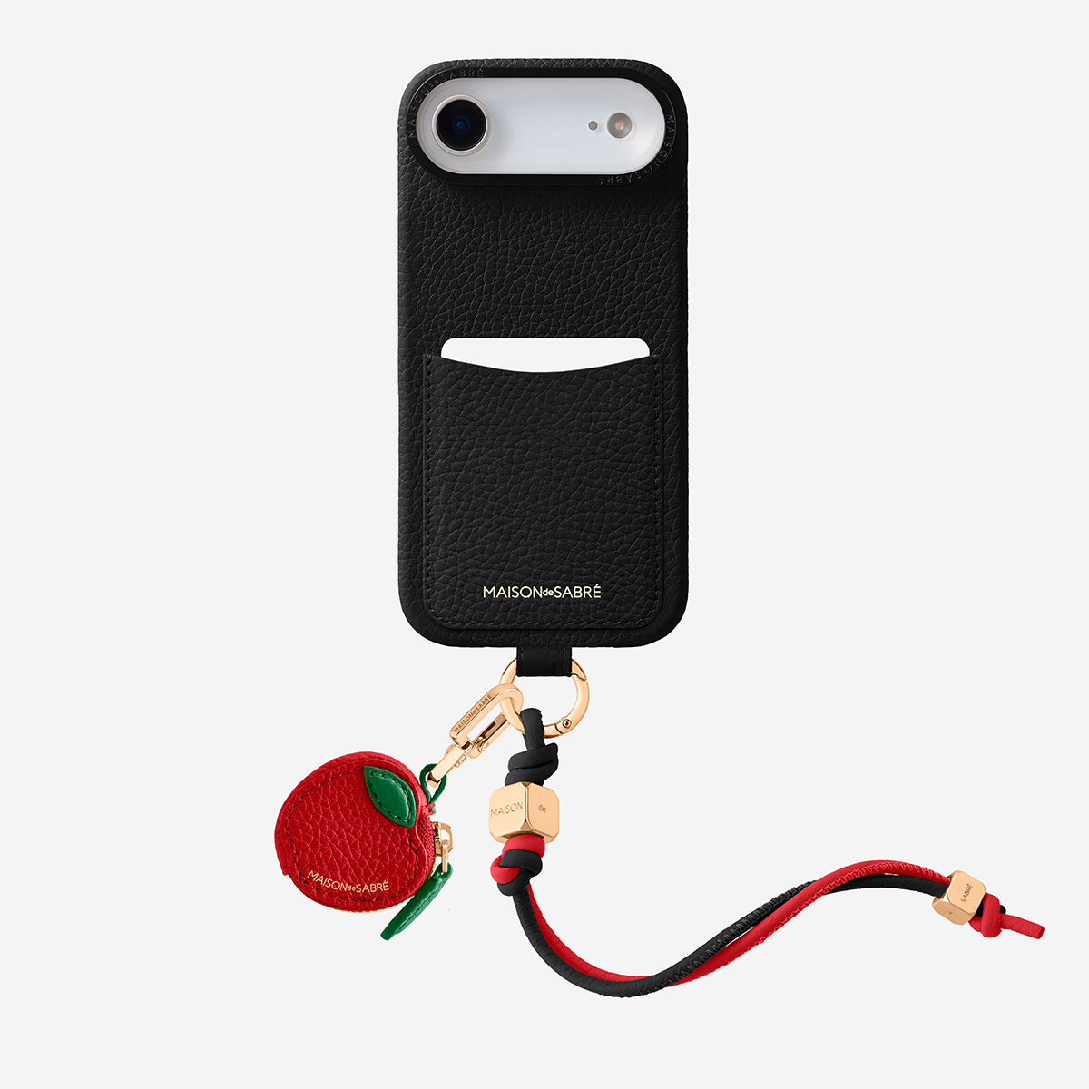 The Wristlet Phone Case iPhone 17 Air - Black Caviar