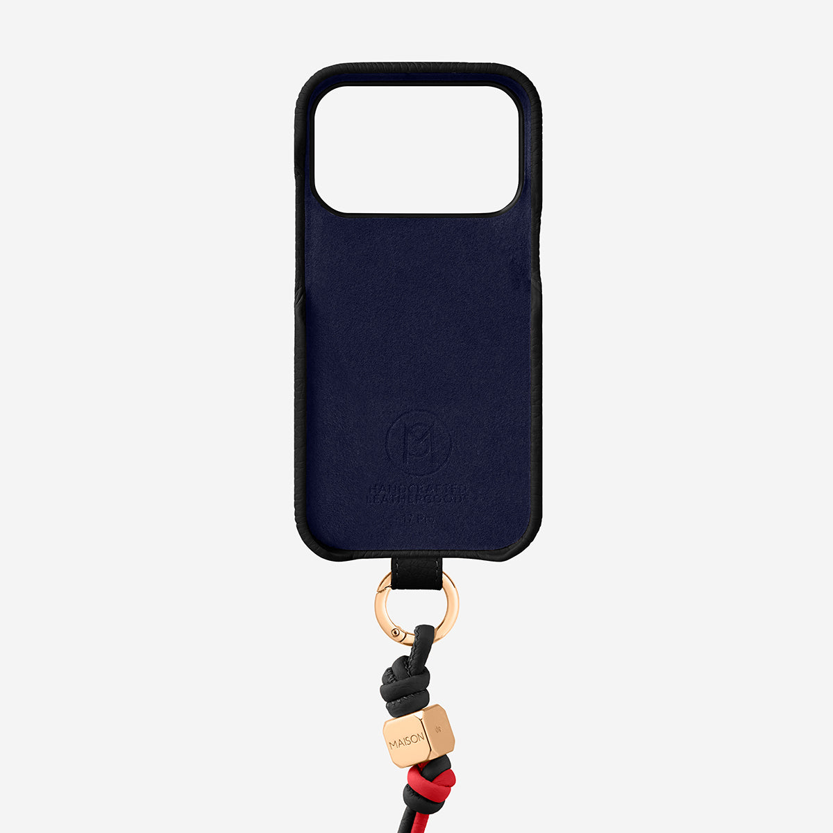 The Wristlet Phone Case iPhone 17 Pro - Black Caviar