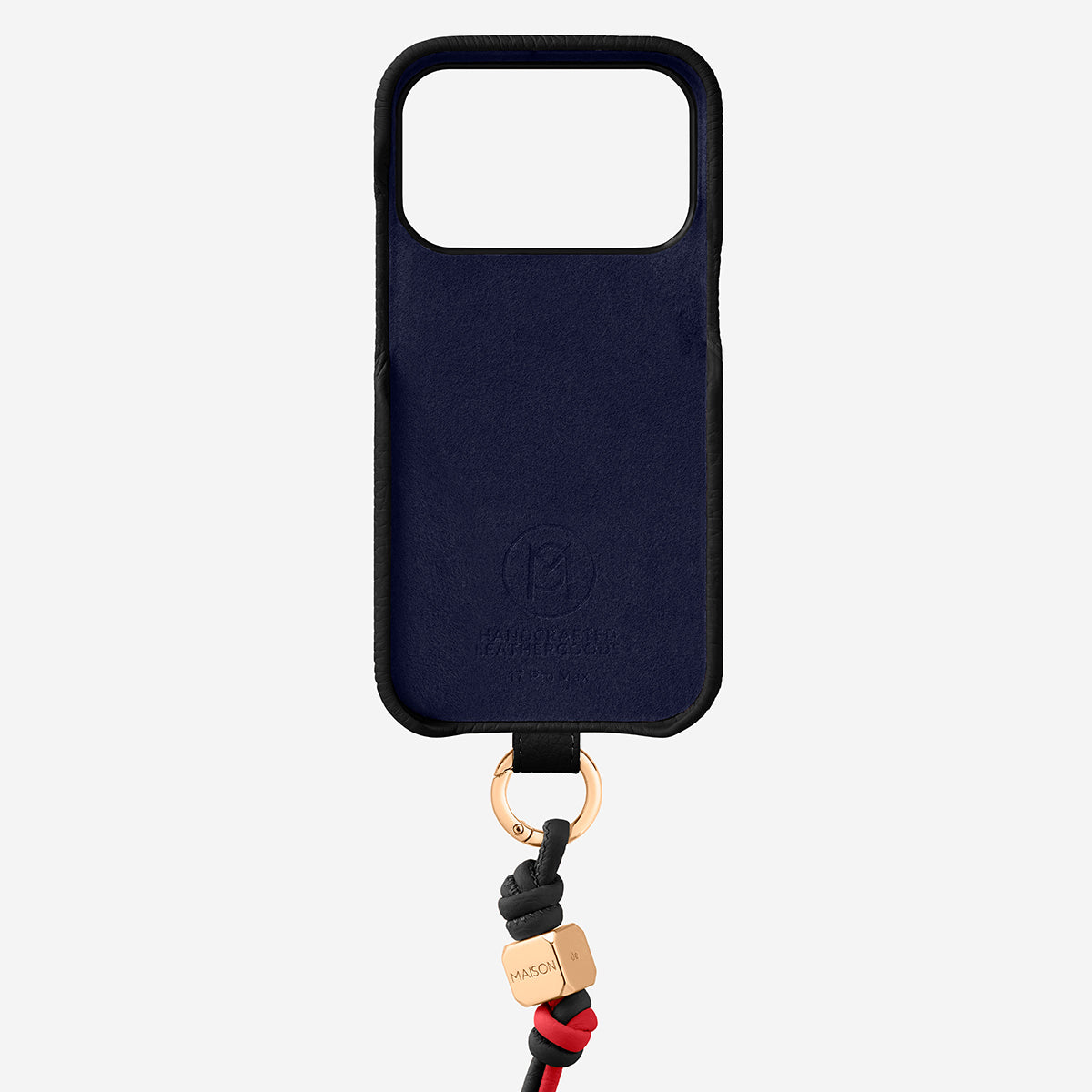 The Wristlet Phone Case iPhone 17 Pro Max - Black Caviar