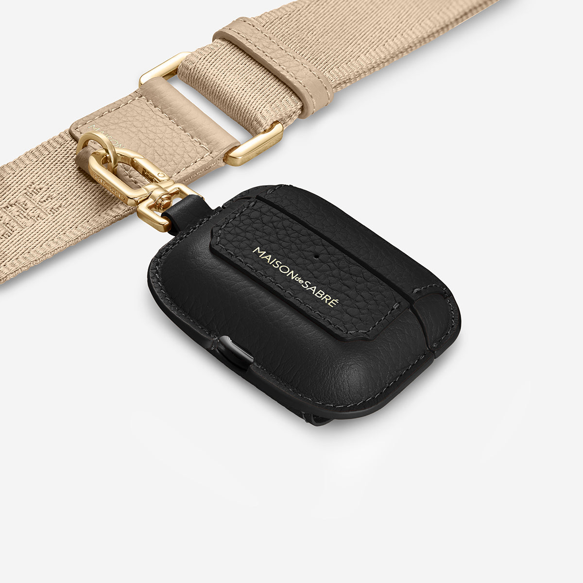 The AirPods Pro 3 Case Charm - Black Caviar