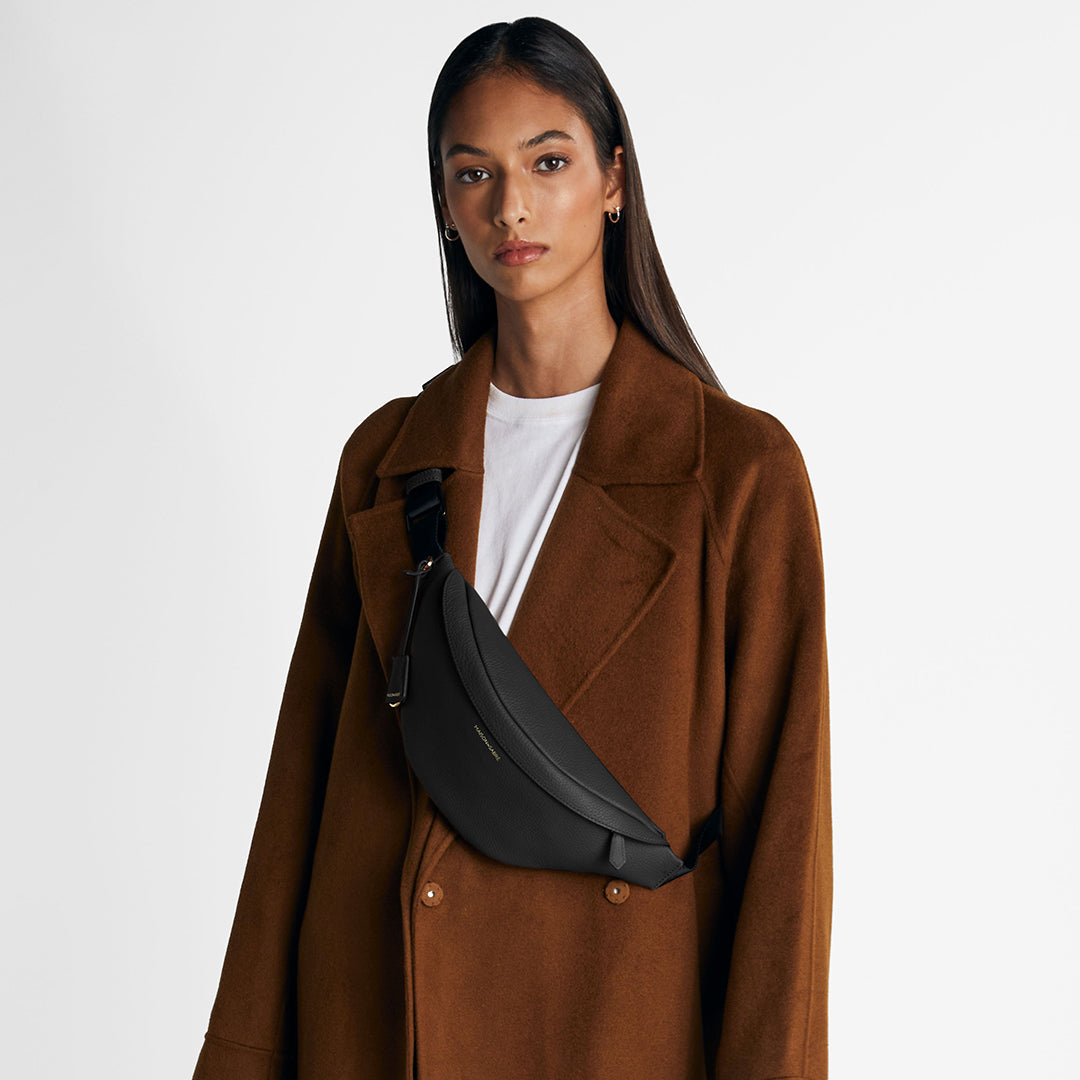 スリングバッグ Sling Bag ブラックキャビア | MAISON de SABRÉ