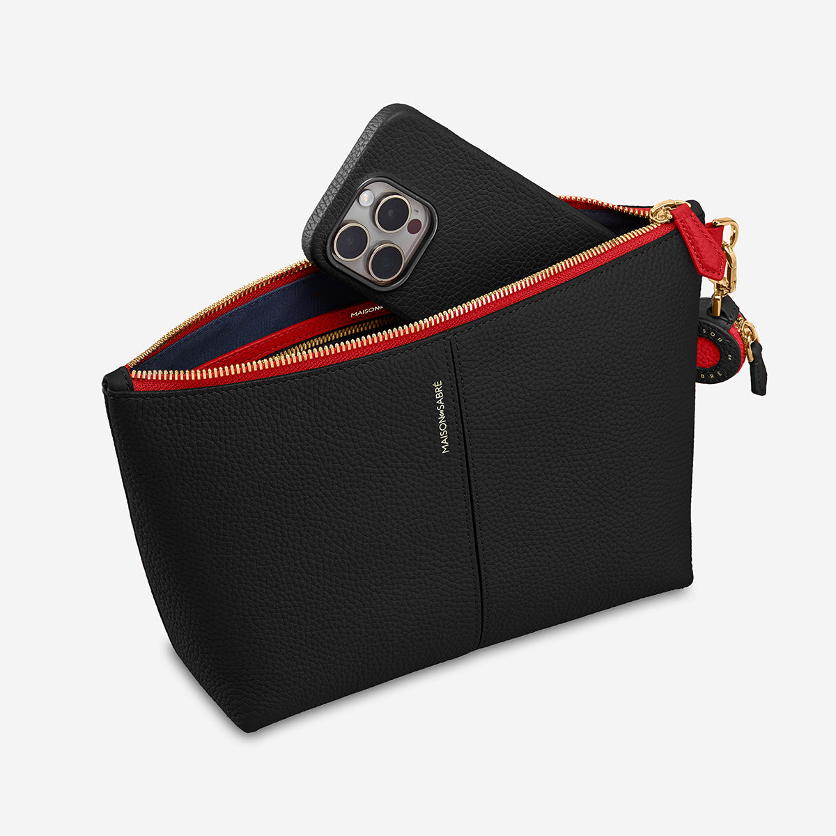 The Medium Flaire Pouch - Rouge Noir