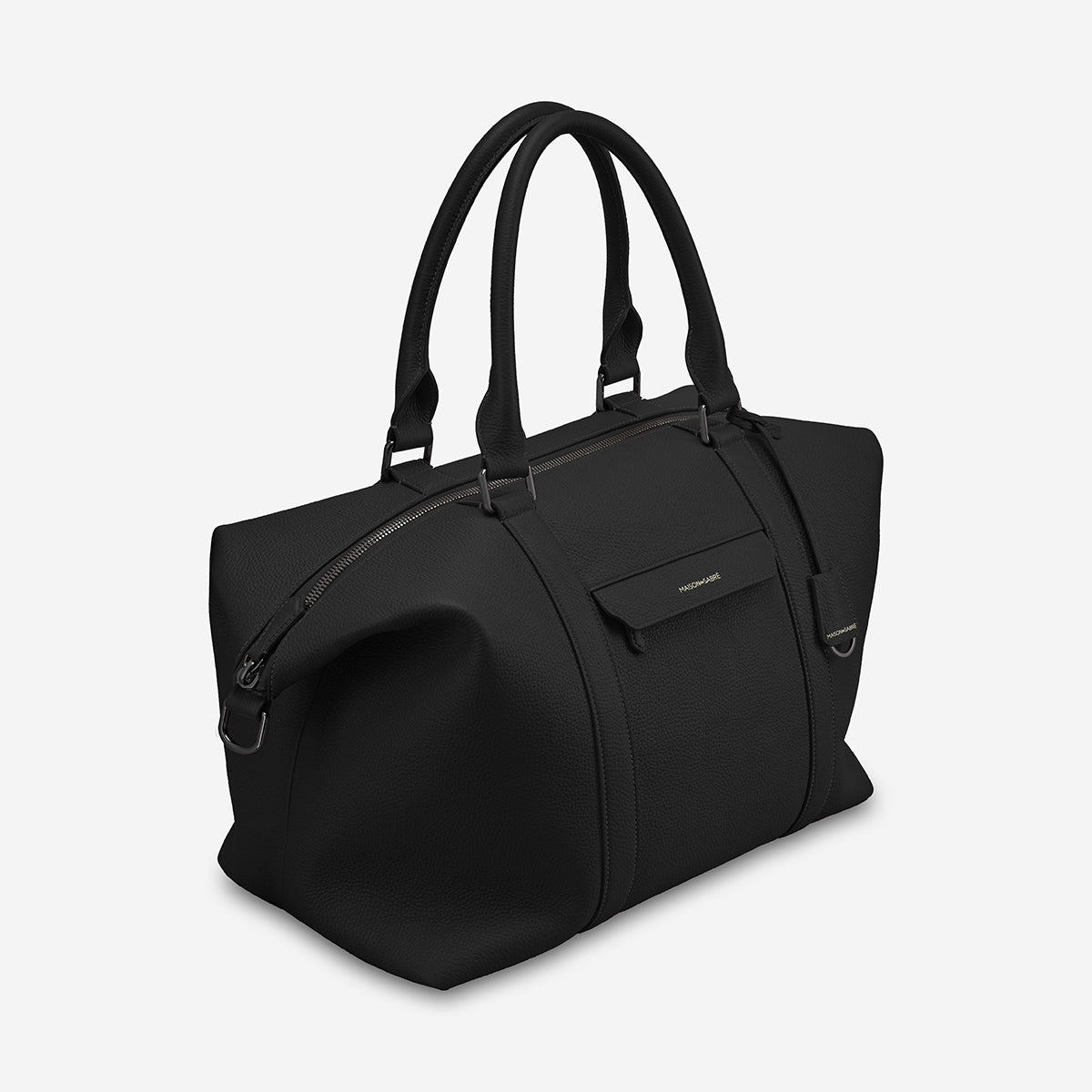 ボストンバッグ Weekender ブラックキャビア | MAISON de SABRÉ