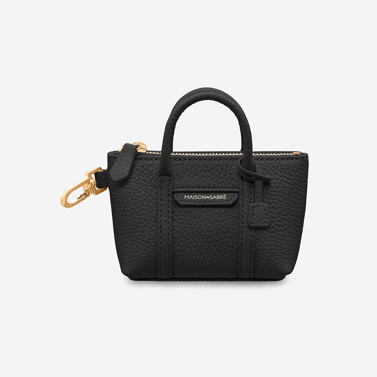 The SABRÉMOJI™ Tote Charm - Black Caviar