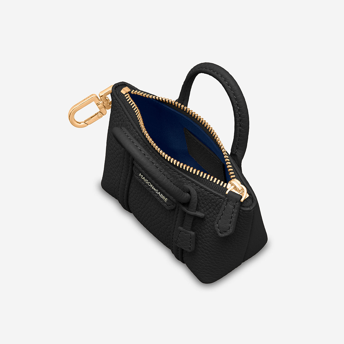 The SABRÉMOJI™ Tote Charm - Black Caviar