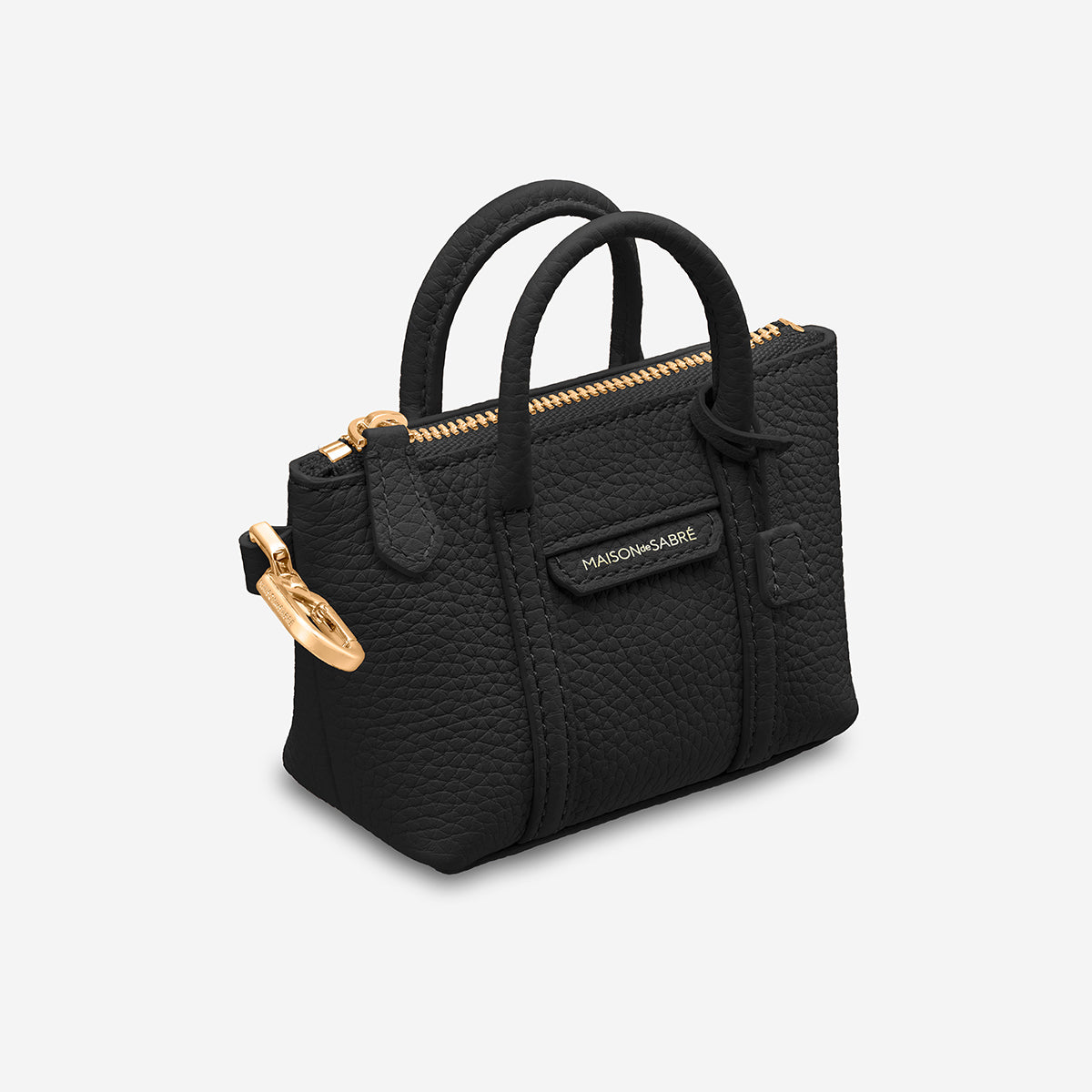 The SABRÉMOJI™ Tote Charm - Black Caviar