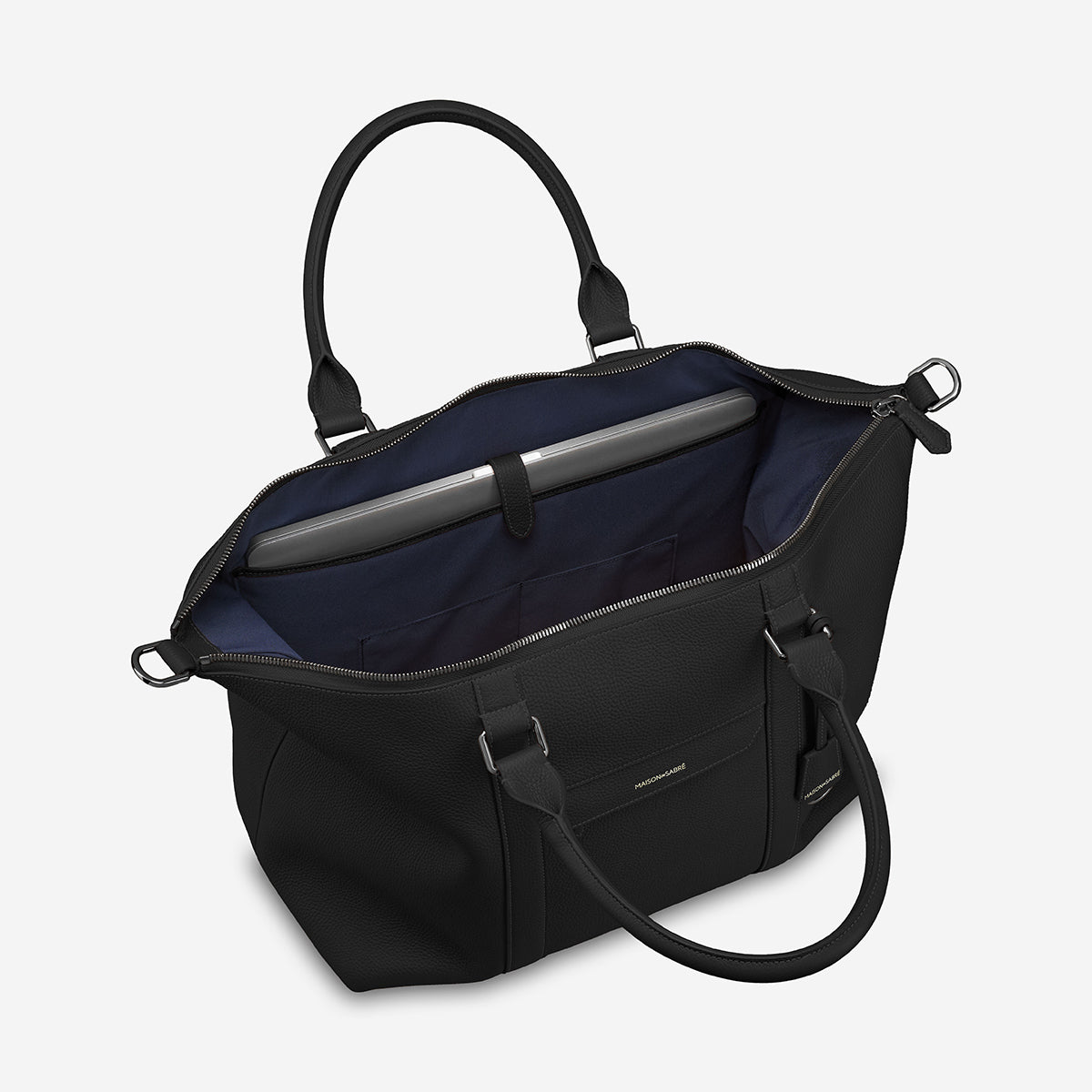 ボストンバッグ Weekender ブラックキャビア | MAISON de SABRÉ