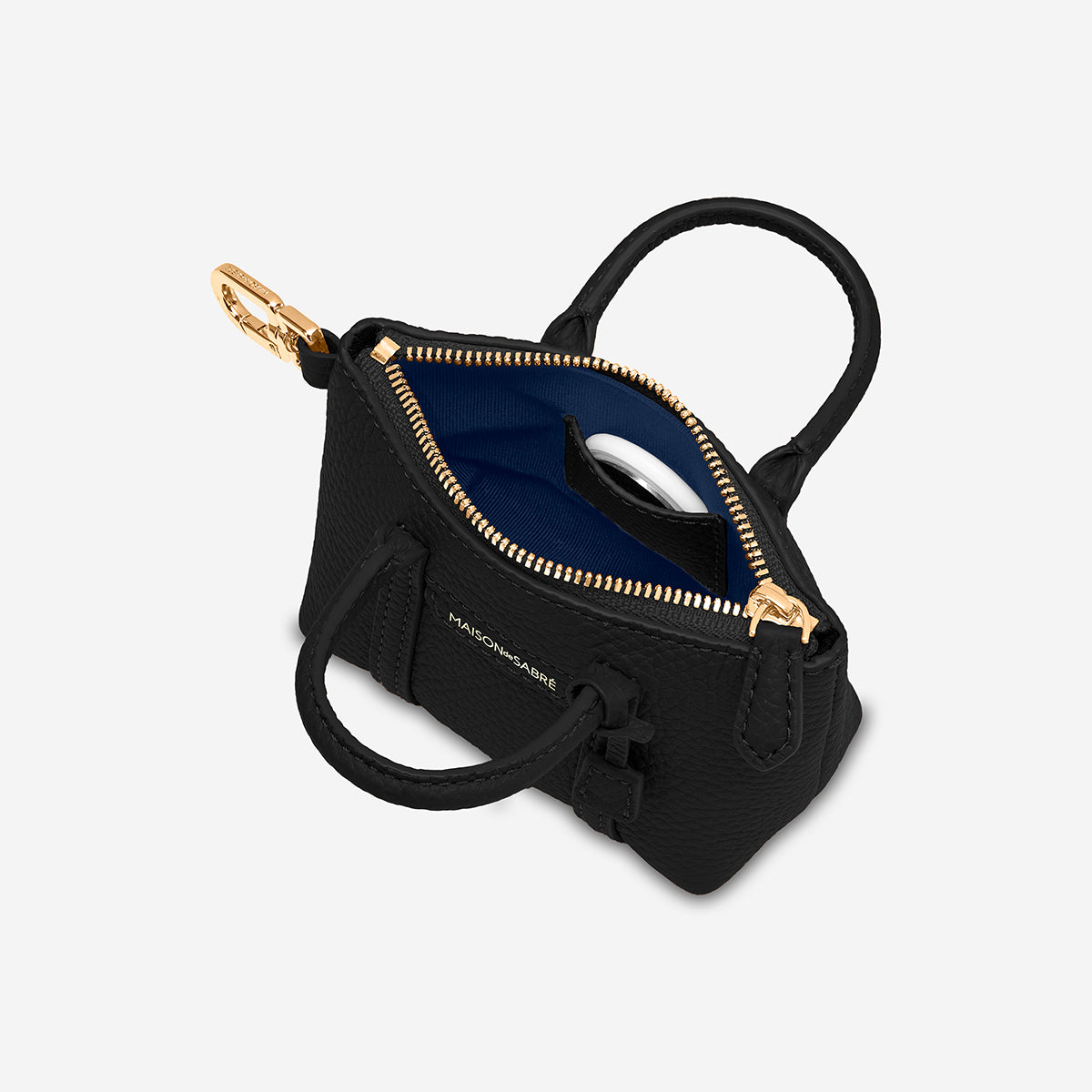 The SABRÉMOJI™ Tote Charm - Black Caviar