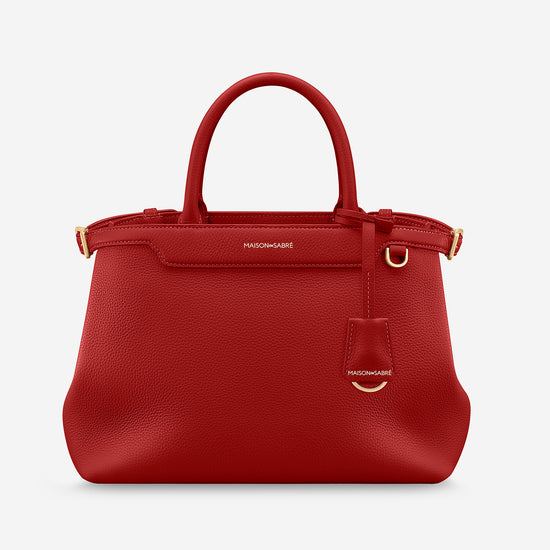 brick-red front