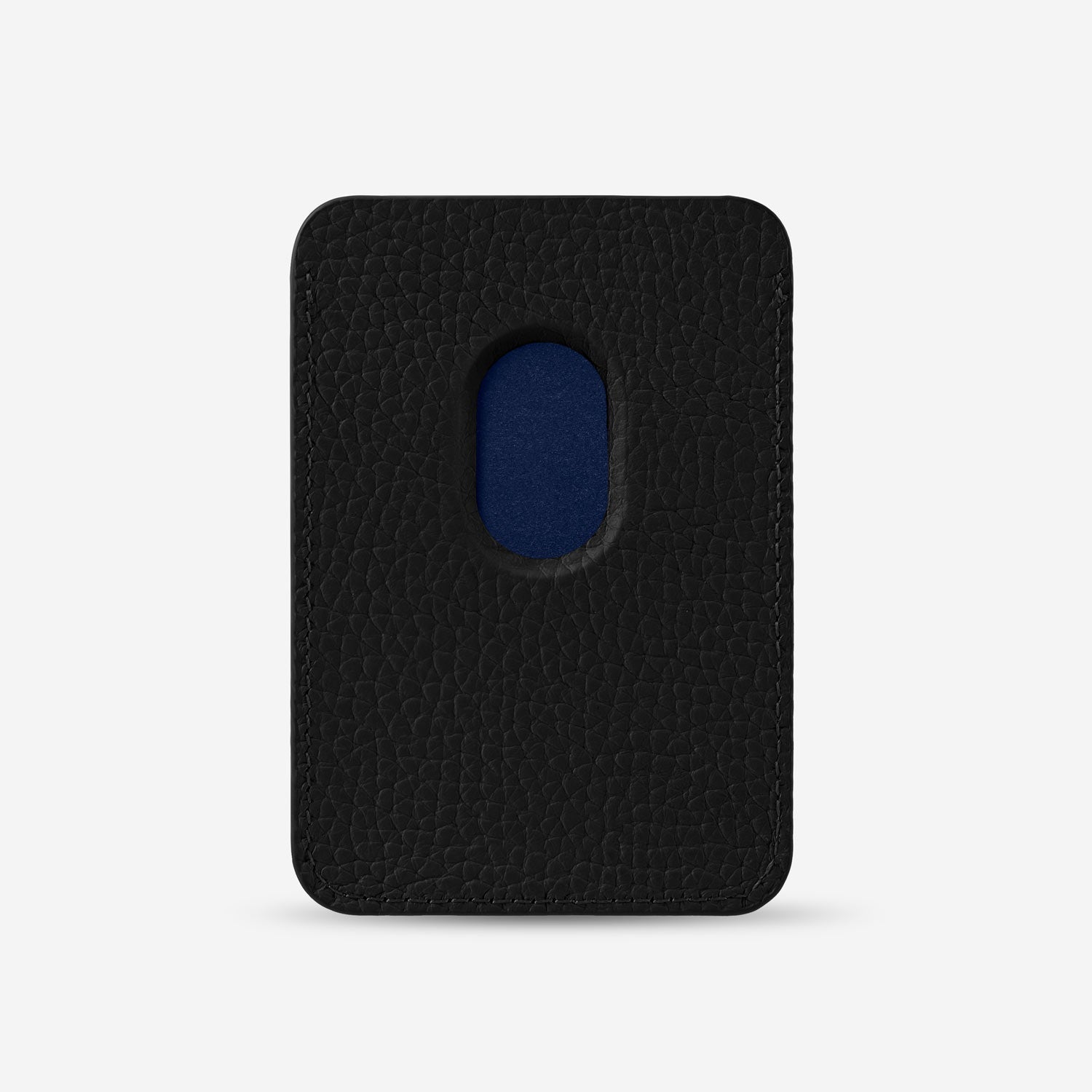 新品 MAISON de SABRE MagSafeウォレット 本革 ブラック MagSafeウォレット MagSafe Wallet ブラックキャビア | MAISON de SABRÉ