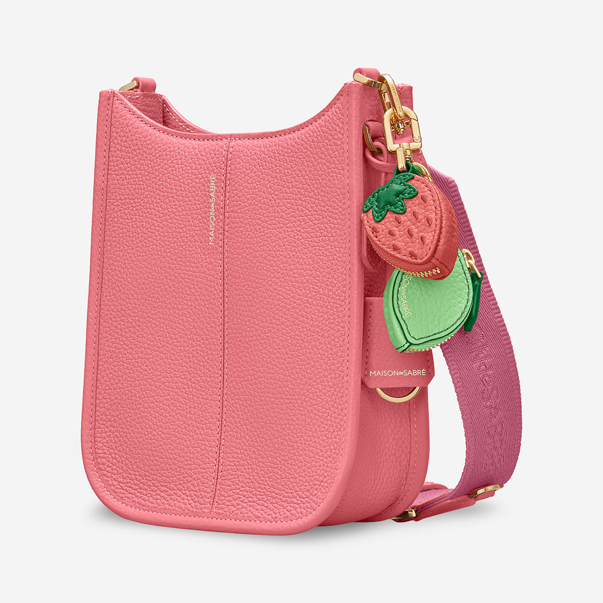 ミニムーンショルダーバッグ Mini Saddle Bag キャンディピンク