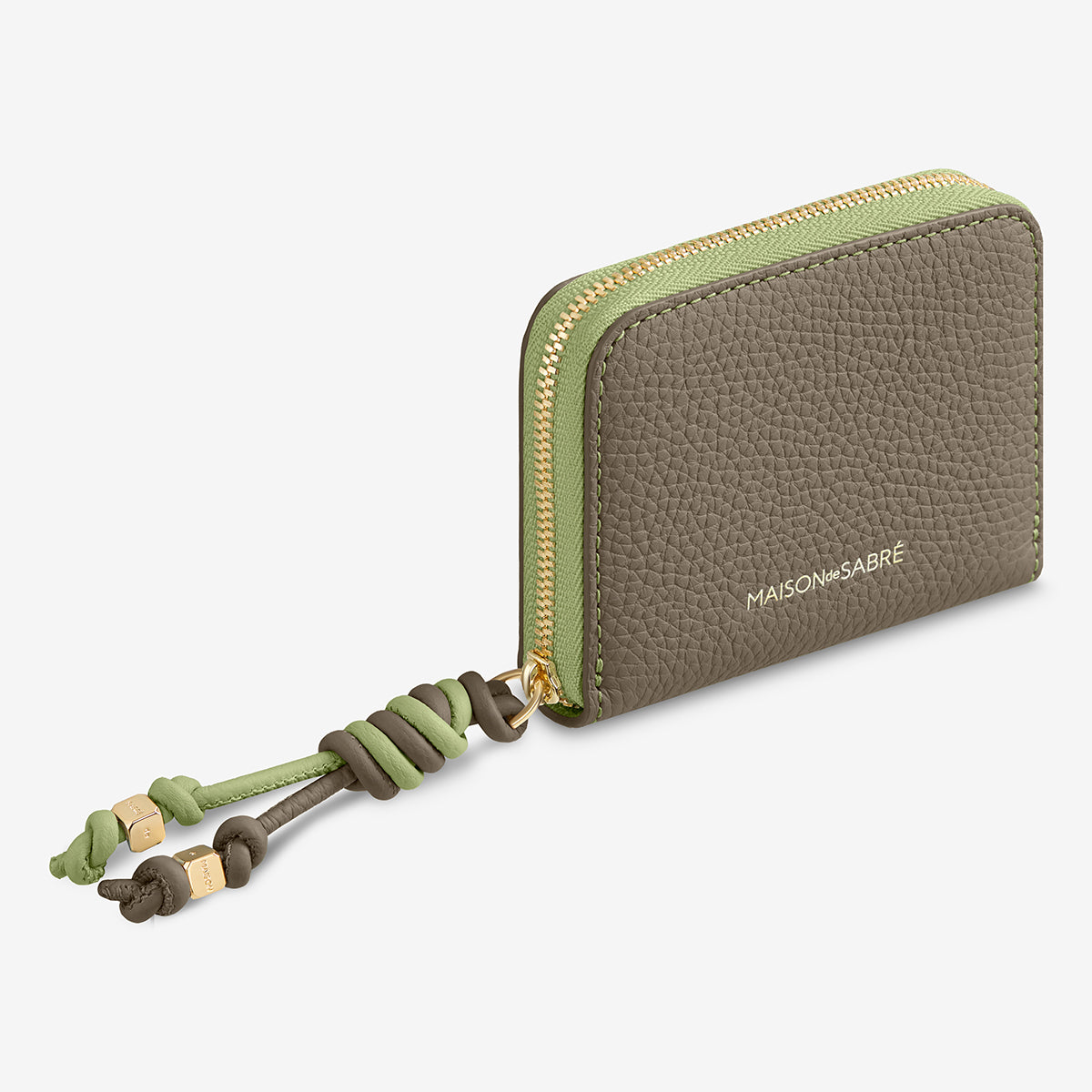 Zipped Wallet - Cashmere Matcha