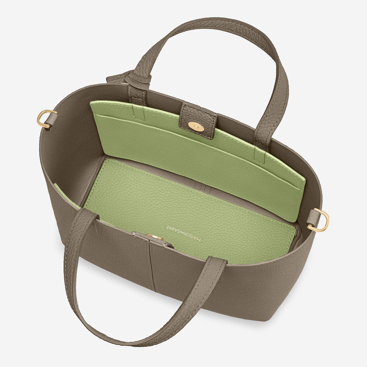 The Small Soft Tote - Cashmere Matcha
