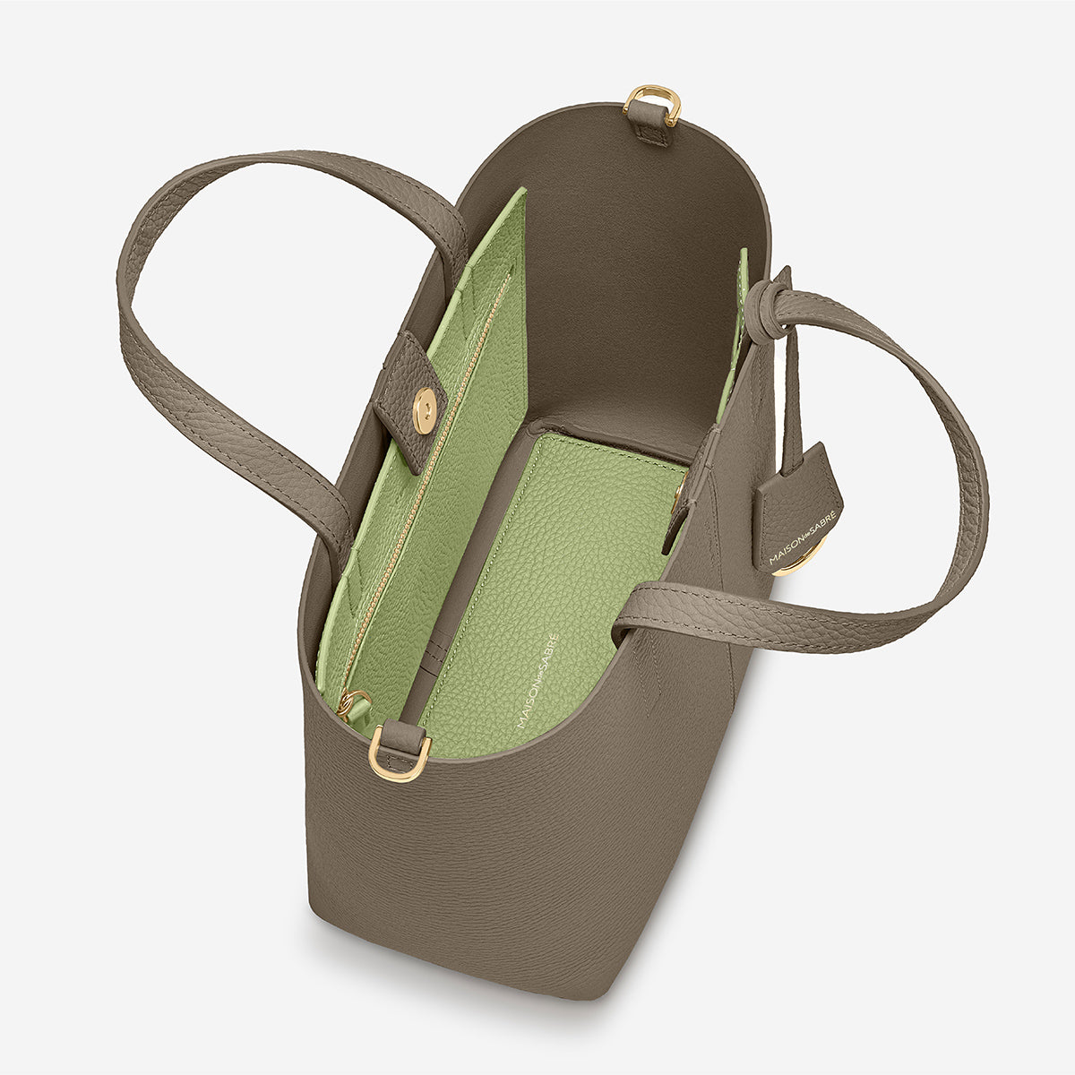 The Small Soft Tote - Cashmere Matcha