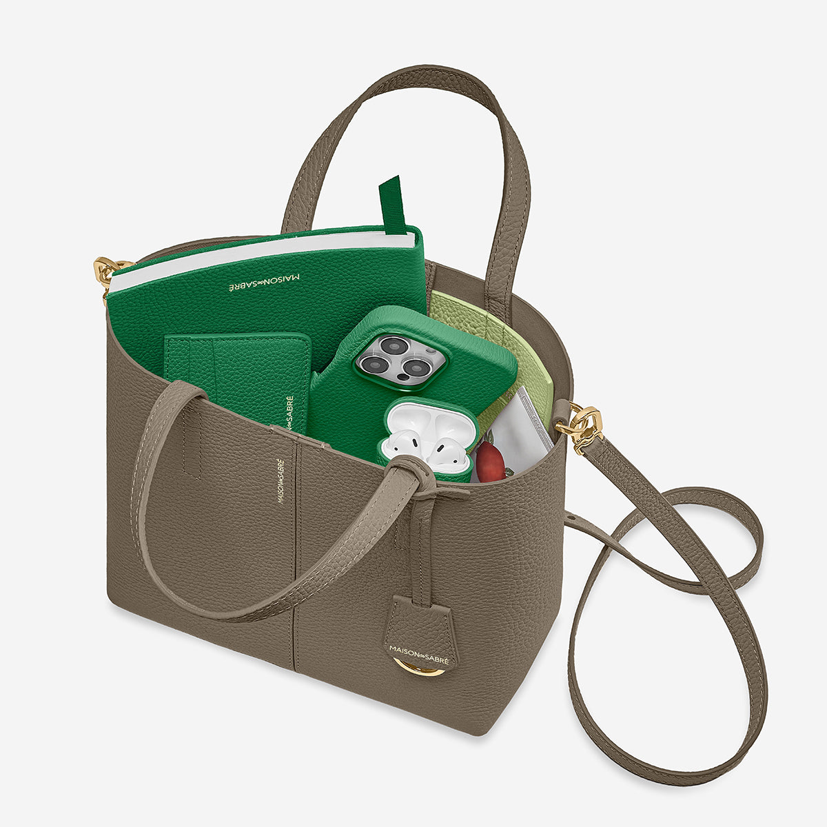 The Small Soft Tote - Cashmere Matcha