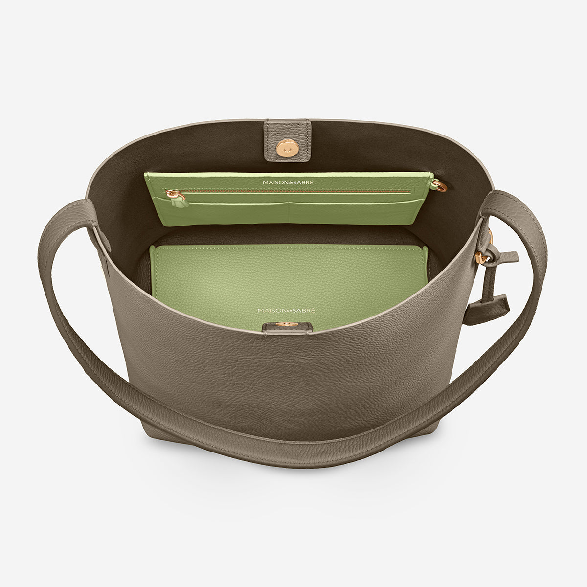 The Bucket Soft Tote - Cashmere Matcha