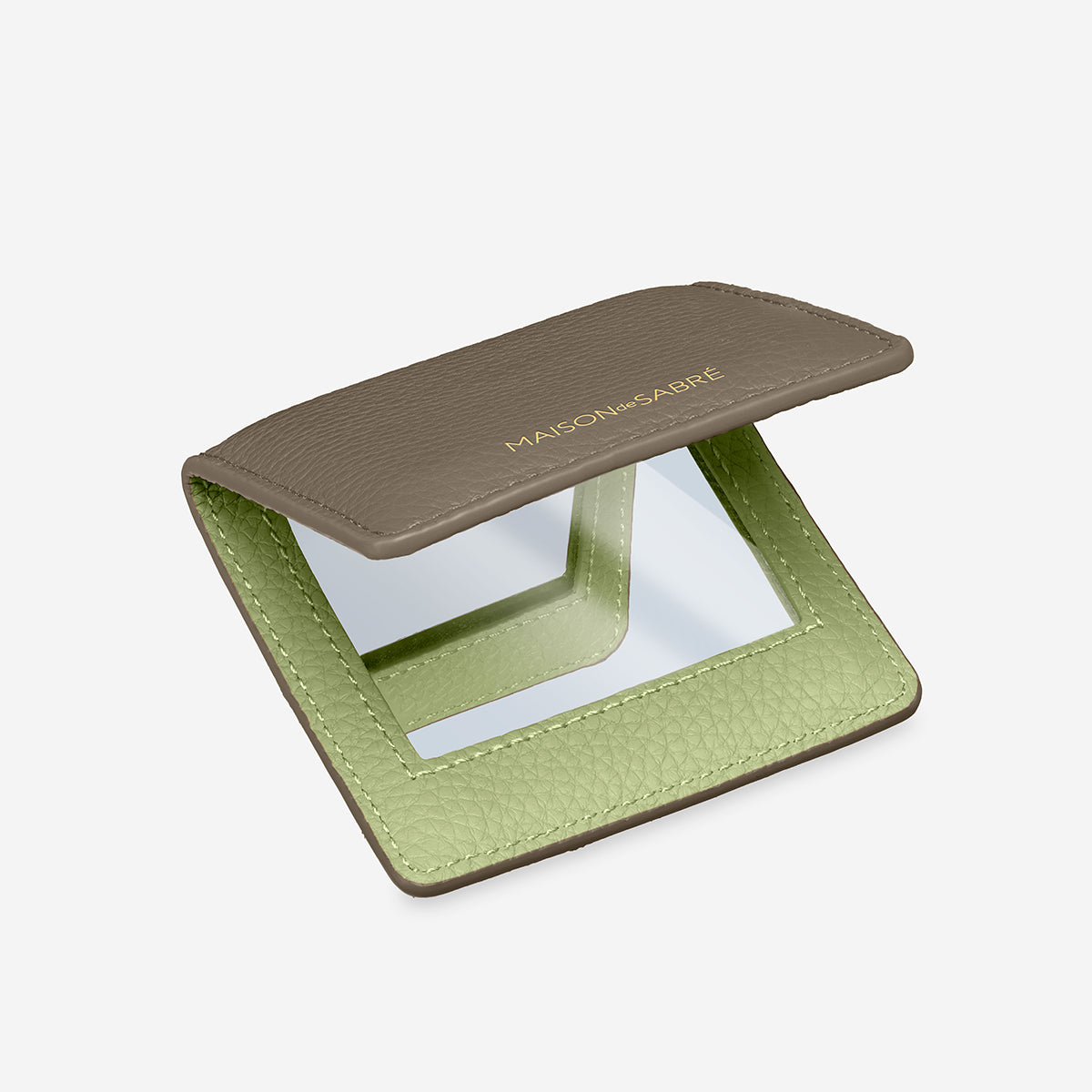The Compact Mirror - Cashmere Matcha