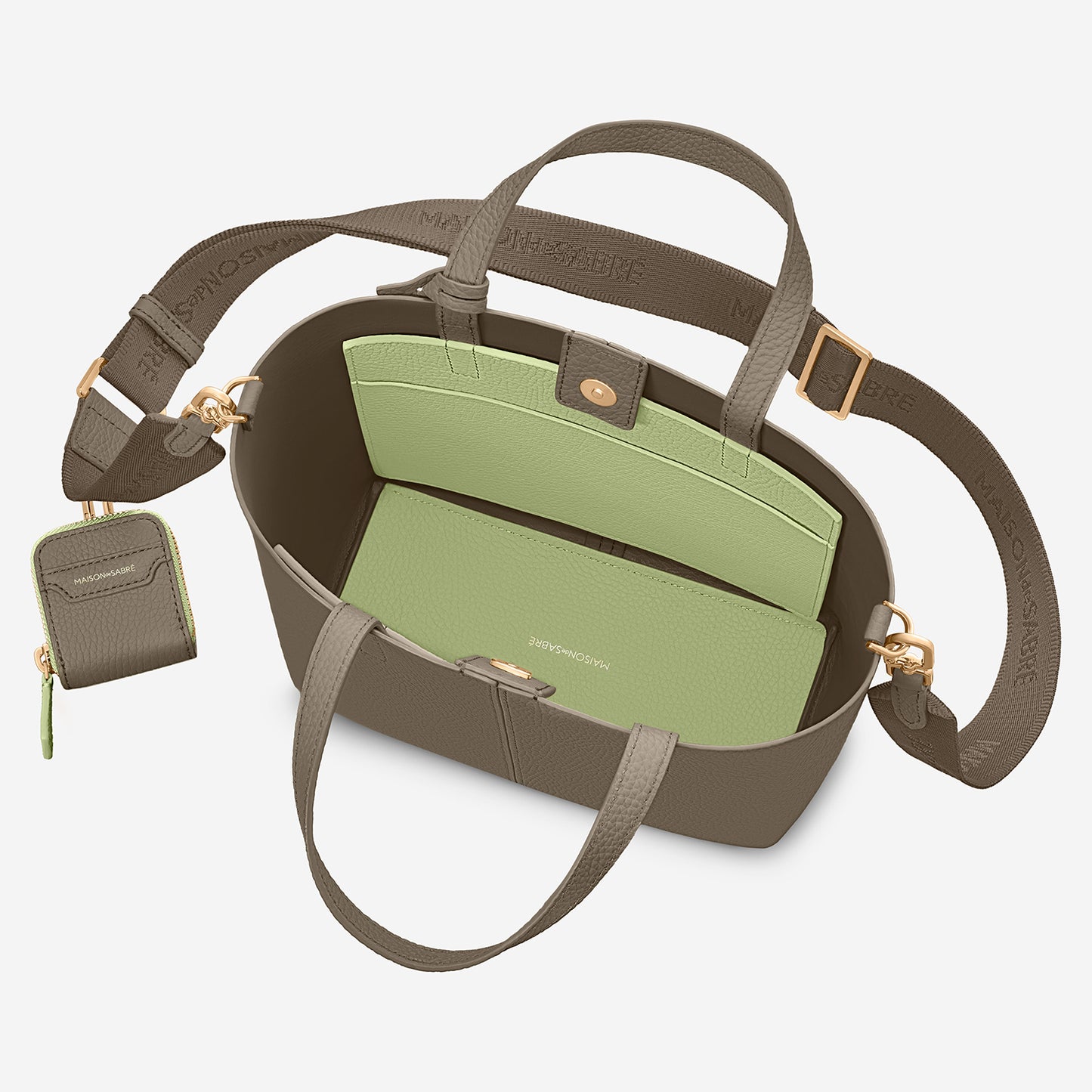 Small Soft Tote Duo - Cashmere Matcha