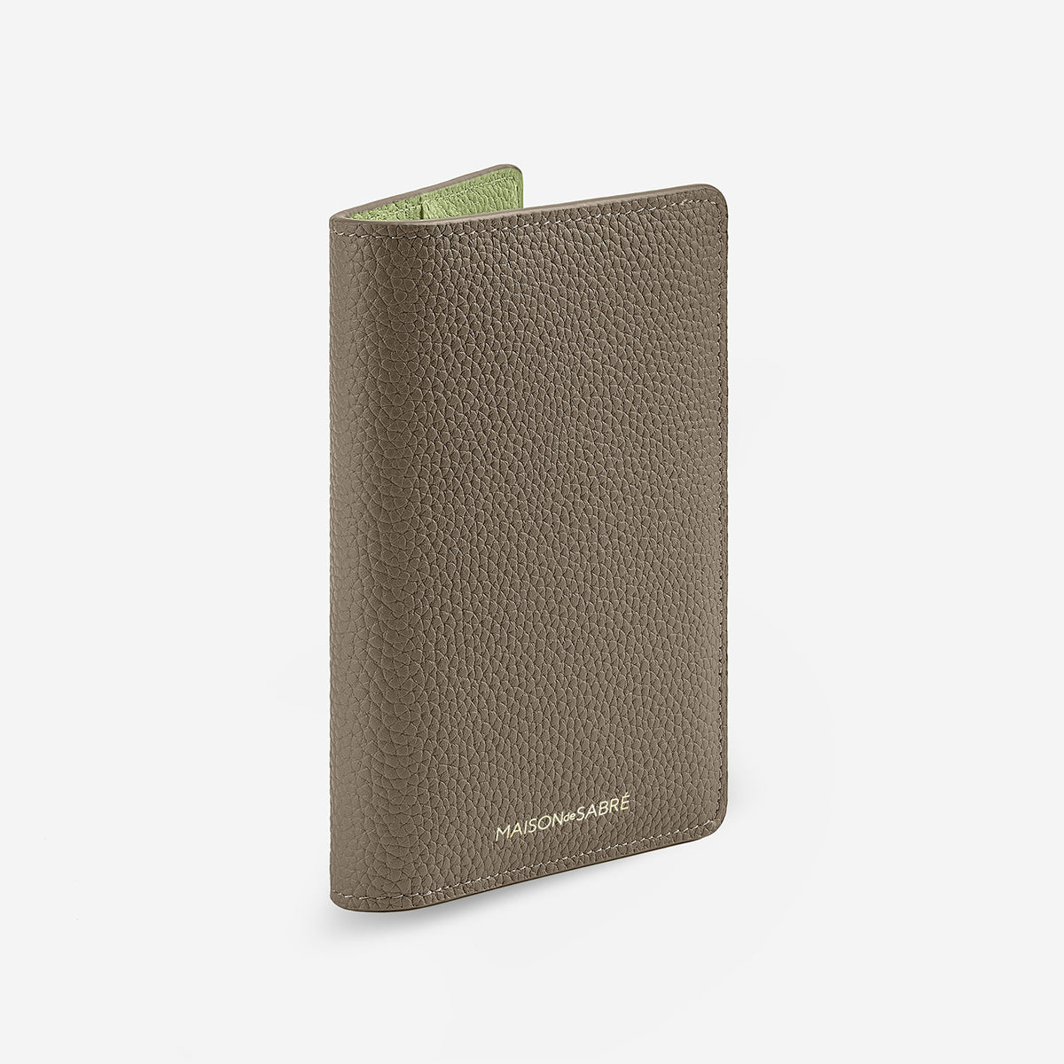 The Passport Holder - Cashmere Matcha