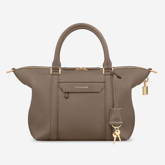 The Small Travel Tote - Cashmere Clay