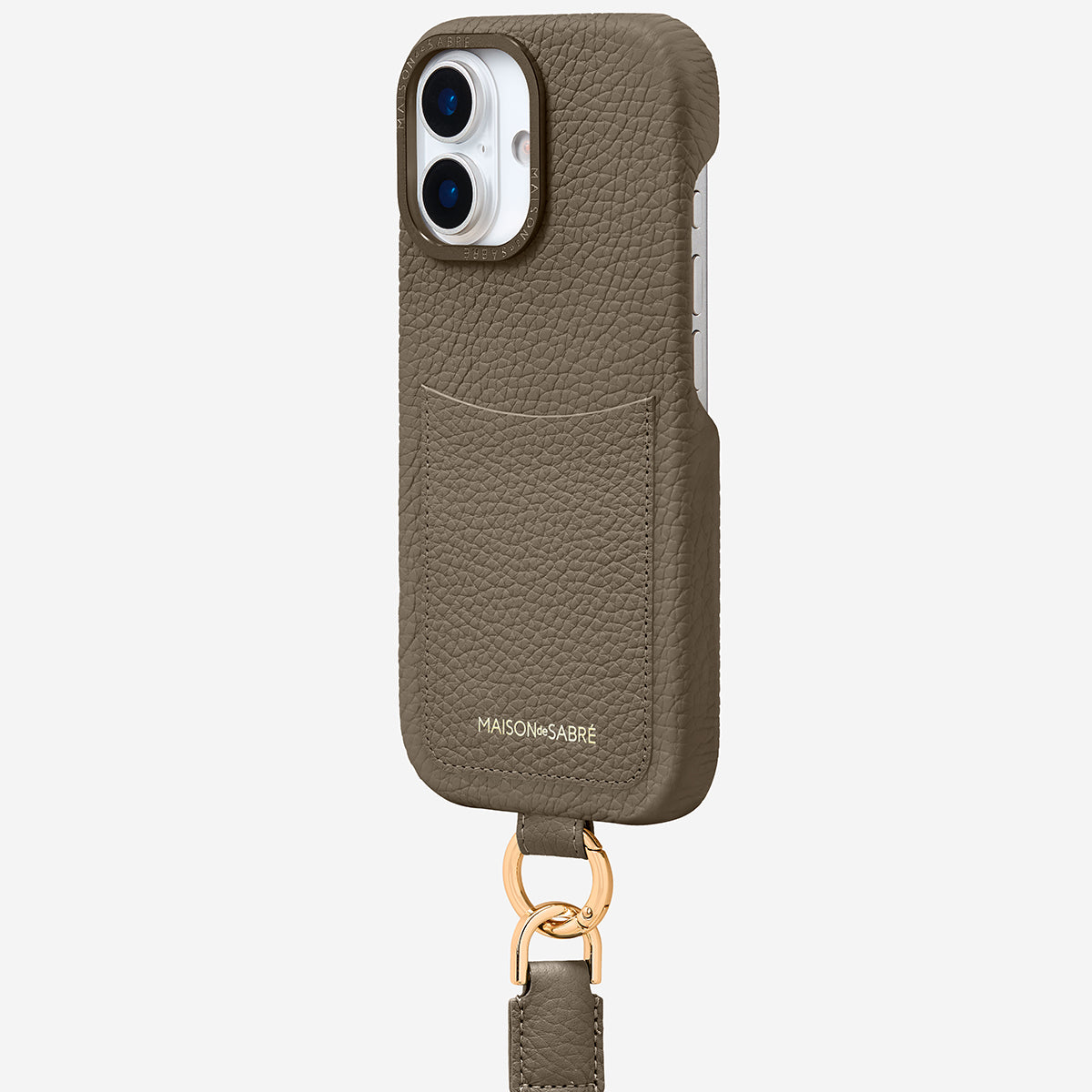The Sling Phone Case iPhone 17 - Cashmere Clay – MAISON de SABRÉ