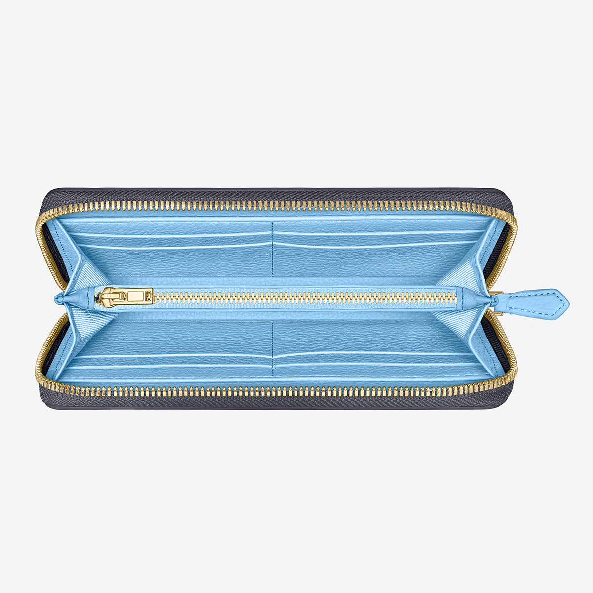 長財布 Long Zip Wallet グラファイトスカイ | MAISON de SABRÉ