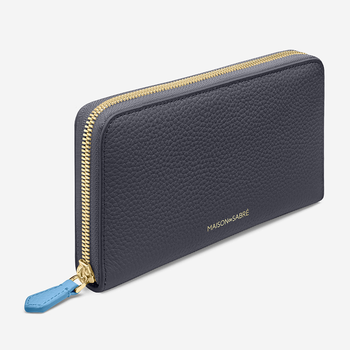 長財布 Long Zip Wallet グラファイトスカイ | MAISON de SABRÉ