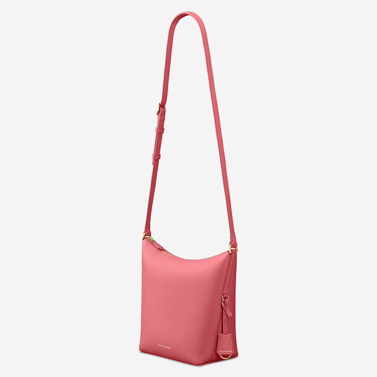The Zipped Bucket Bag - Candy Pink