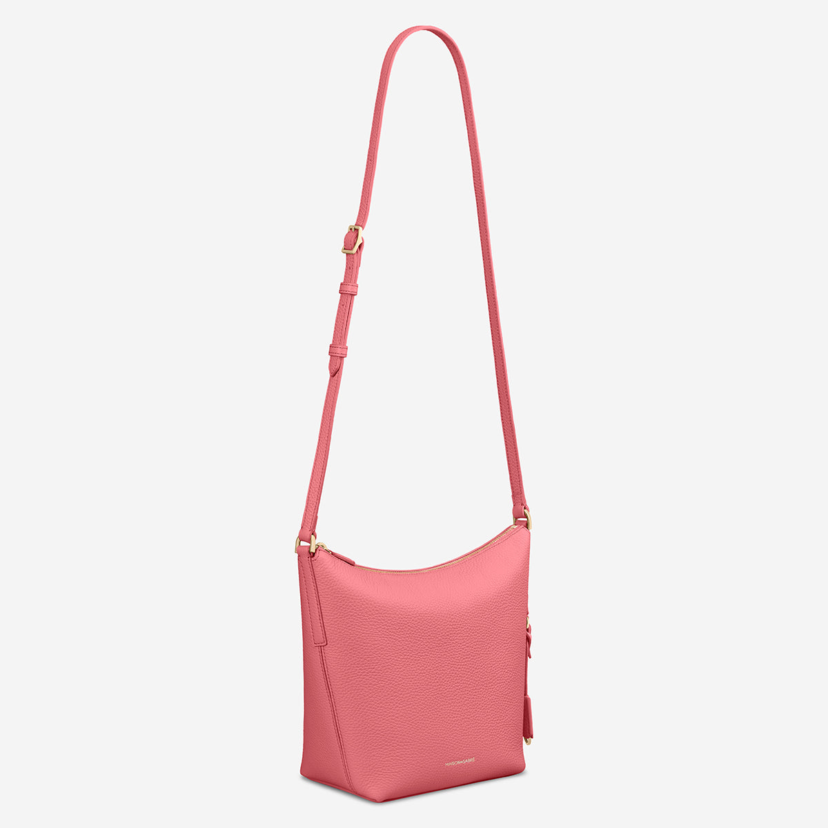 The Zipped Bucket Bag - Candy Pink