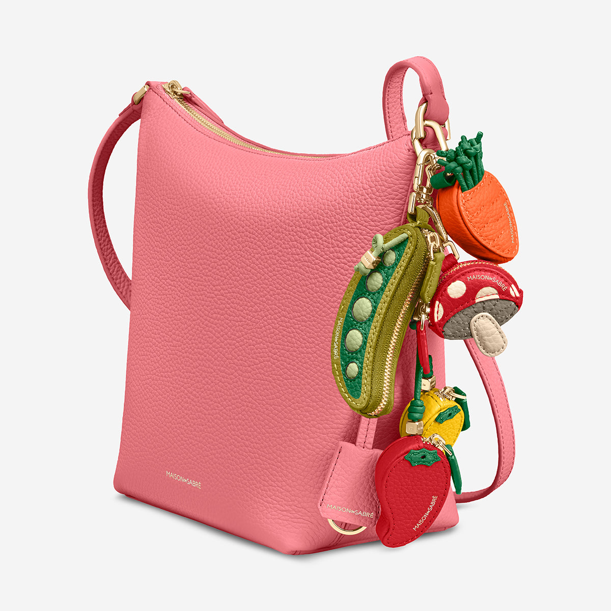 ジップバケットバッグ Zipped Bucket Bag キャンディピンク | MAISON