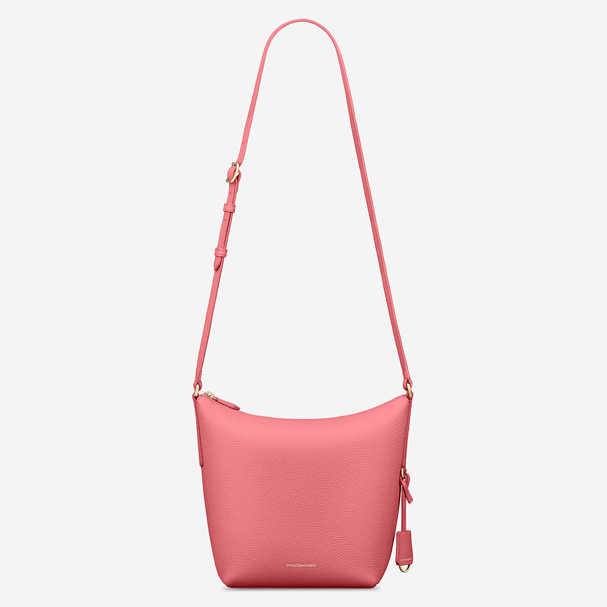 The Zipped Bucket Bag - Candy Pink