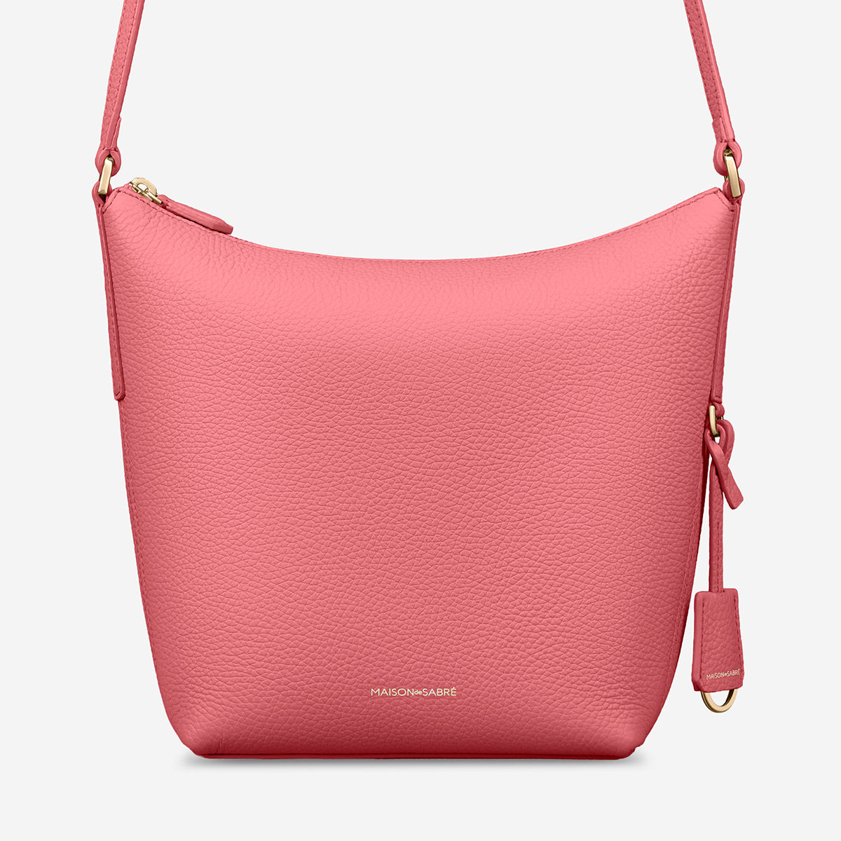 The Zipped Bucket Bag - Candy Pink