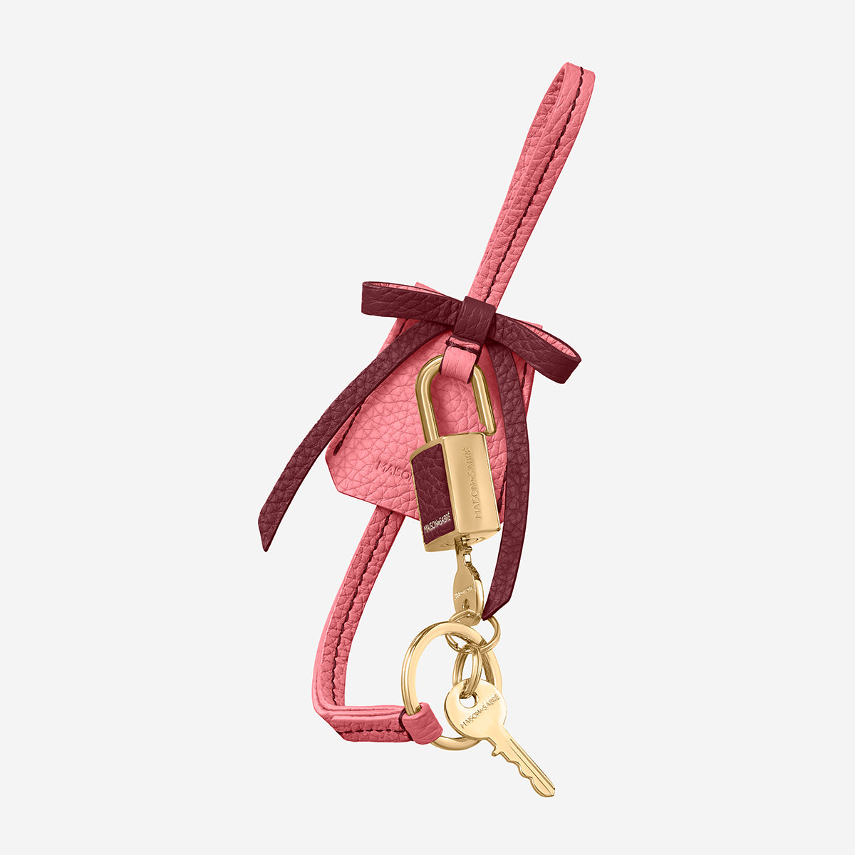 The Bow Padlock Charm - Candy Plum
