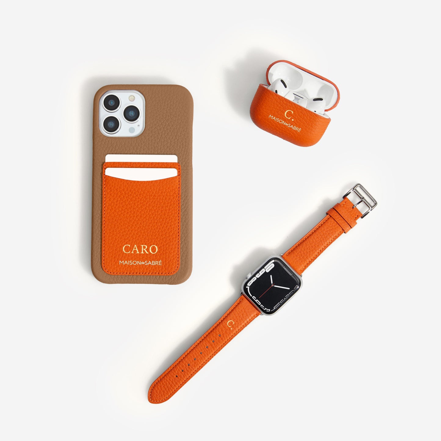 The Card Phone Case iPhone 15 Plus - Pomegranate Caviar