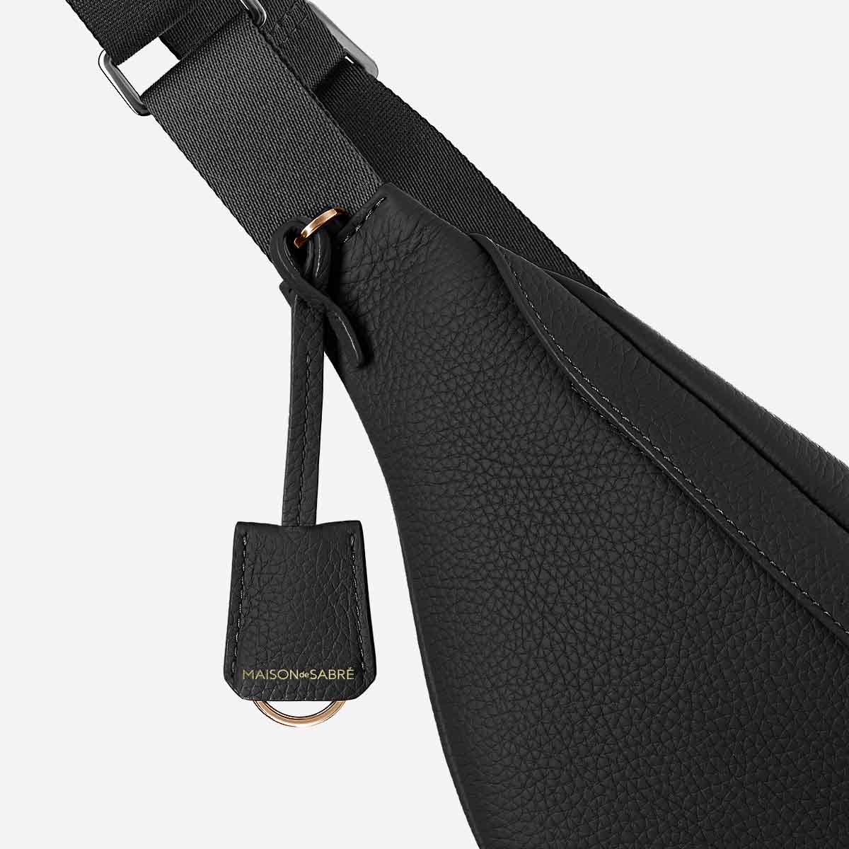 スリングバッグ Sling Bag ブラックキャビア | MAISON de SABRÉ