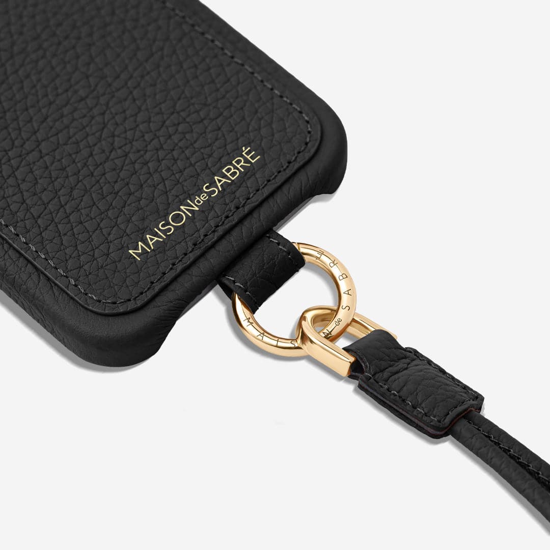 ストラップ付きスマホケース Sling Phone Case iPhone 15 Pro ブラック