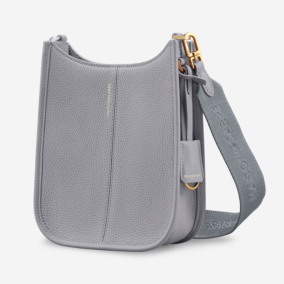 The Mini Moon Shoulder Bag - Dove Grey