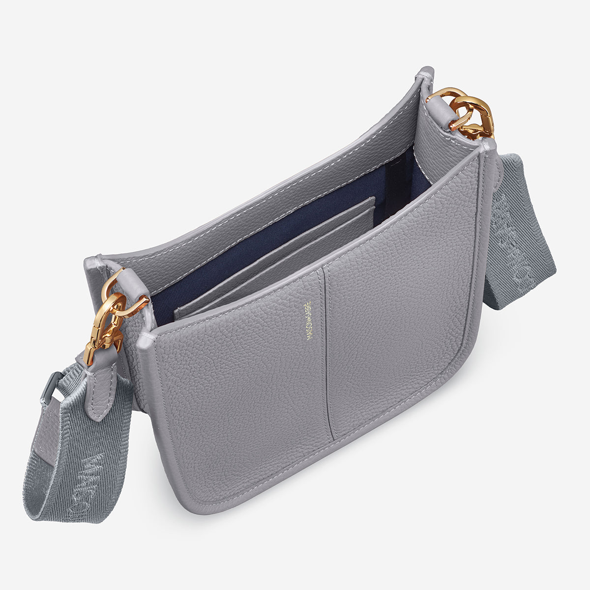 The Mini Moon Shoulder Bag - Dove Grey
