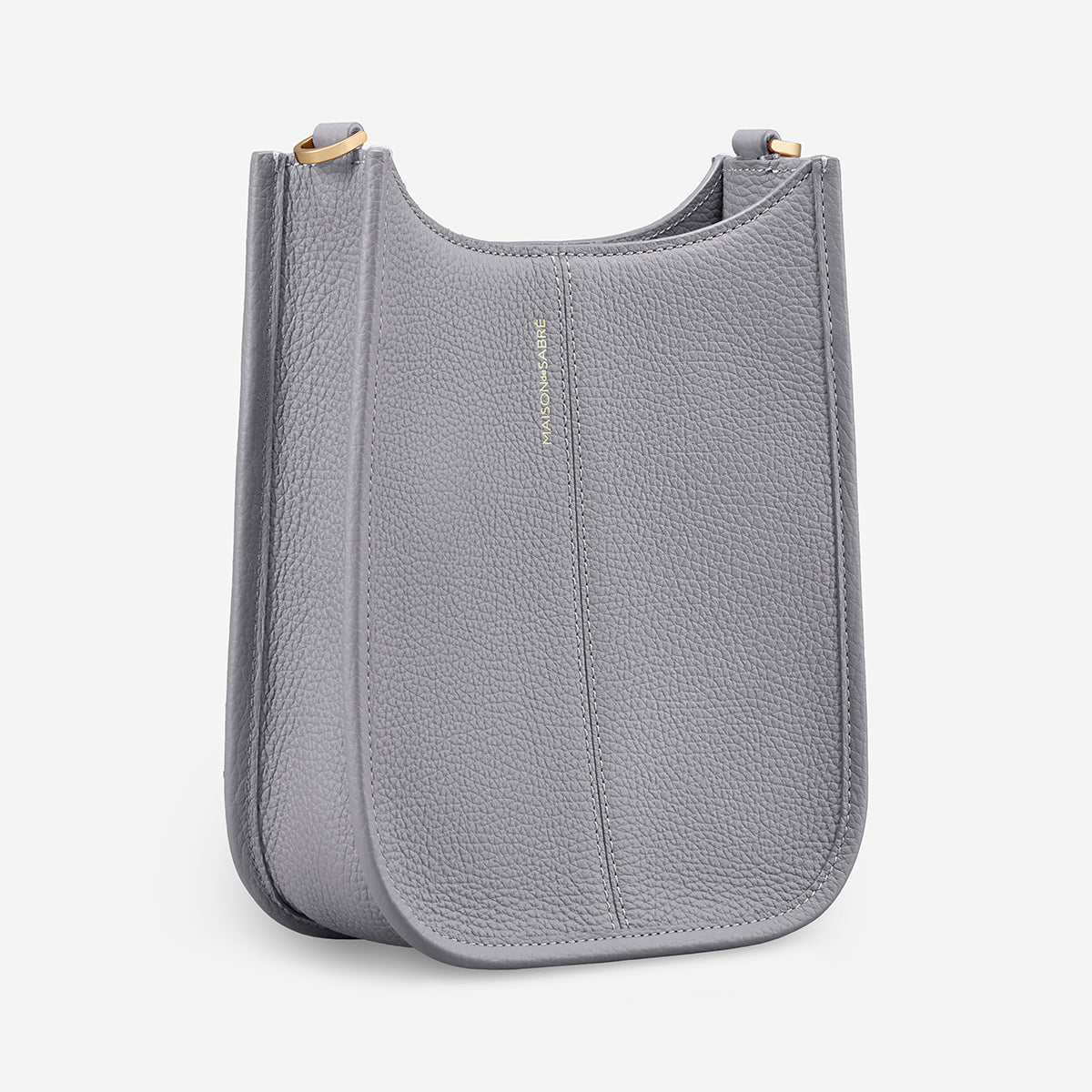 The Mini Moon Shoulder Bag - Dove Grey