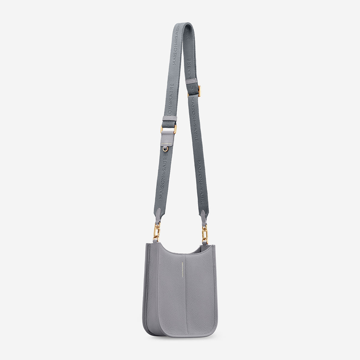 The Mini Moon Shoulder Bag - Dove Grey