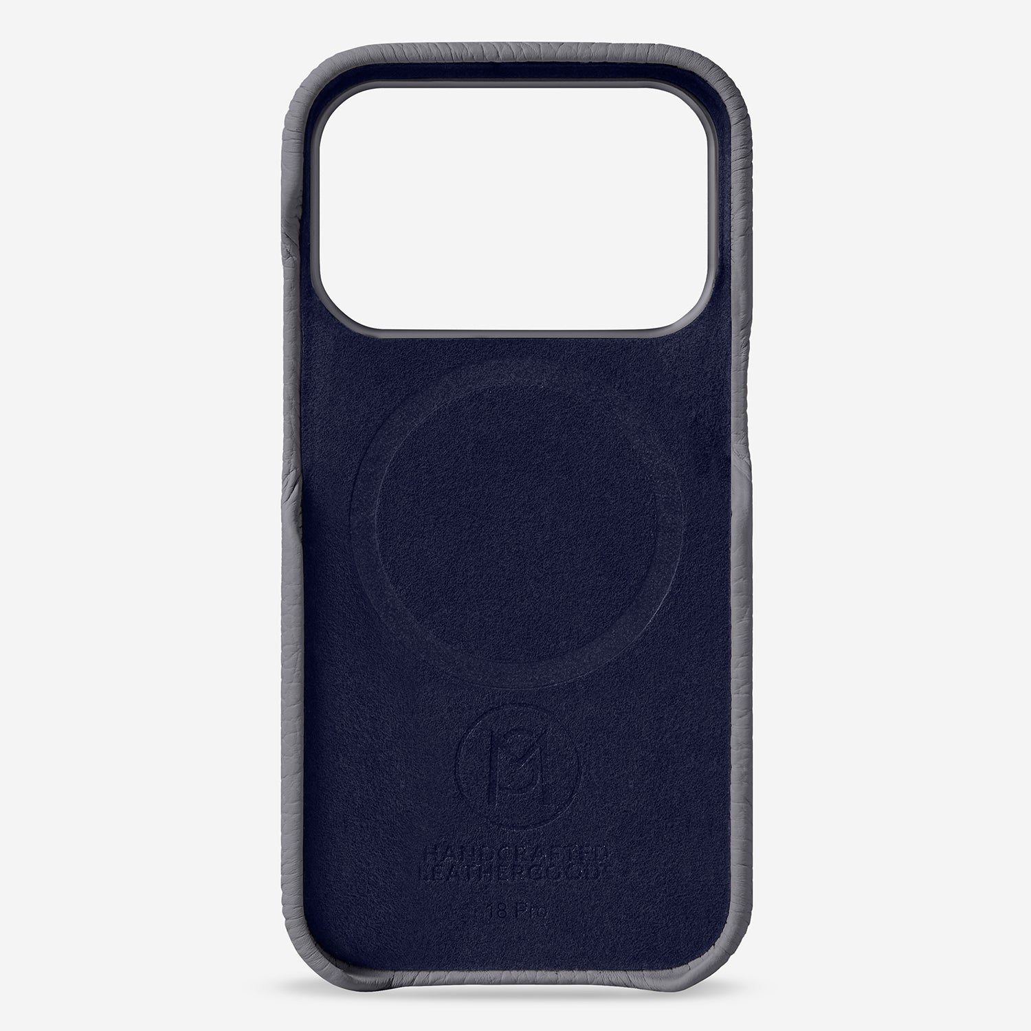 レザーケース iPhone 18 Pro Case Dove Grey | MAISON de SABRÉ
