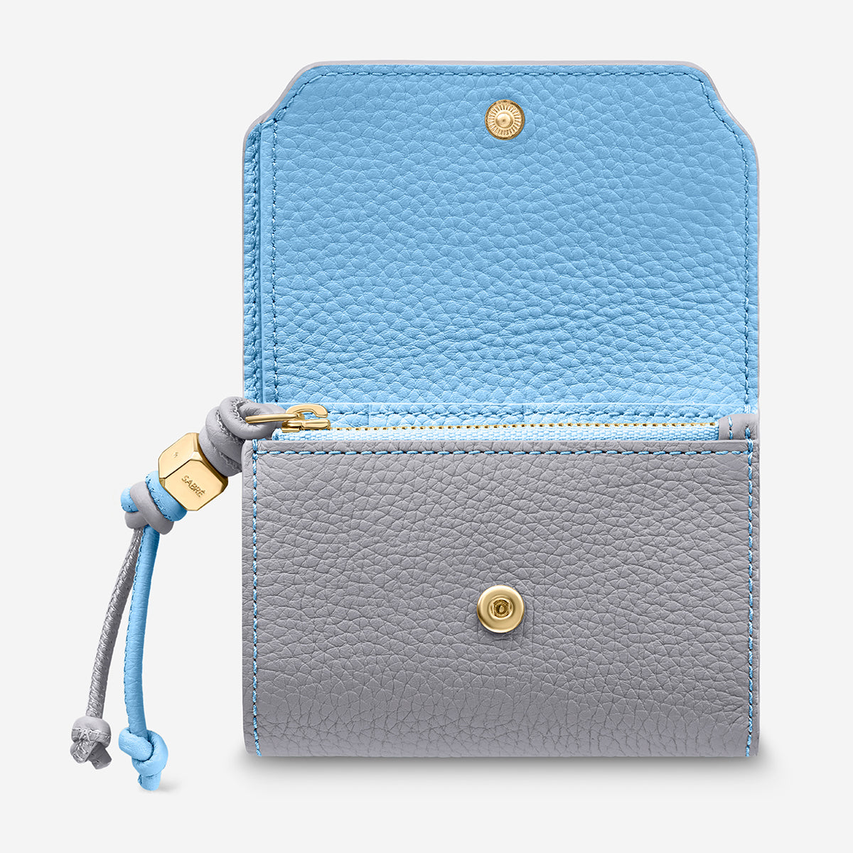 The Trifold Wallet - Dove Sky – MAISON de SABRÉ