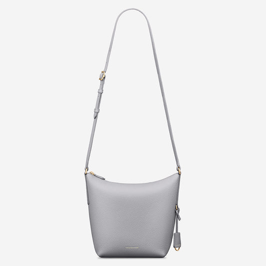 The Zipped Bucket Bag - Dove Grey