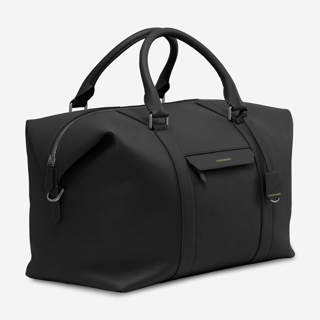 ボストンバッグ Duffle Bag ブラックキャビア | MAISON de SABRÉ