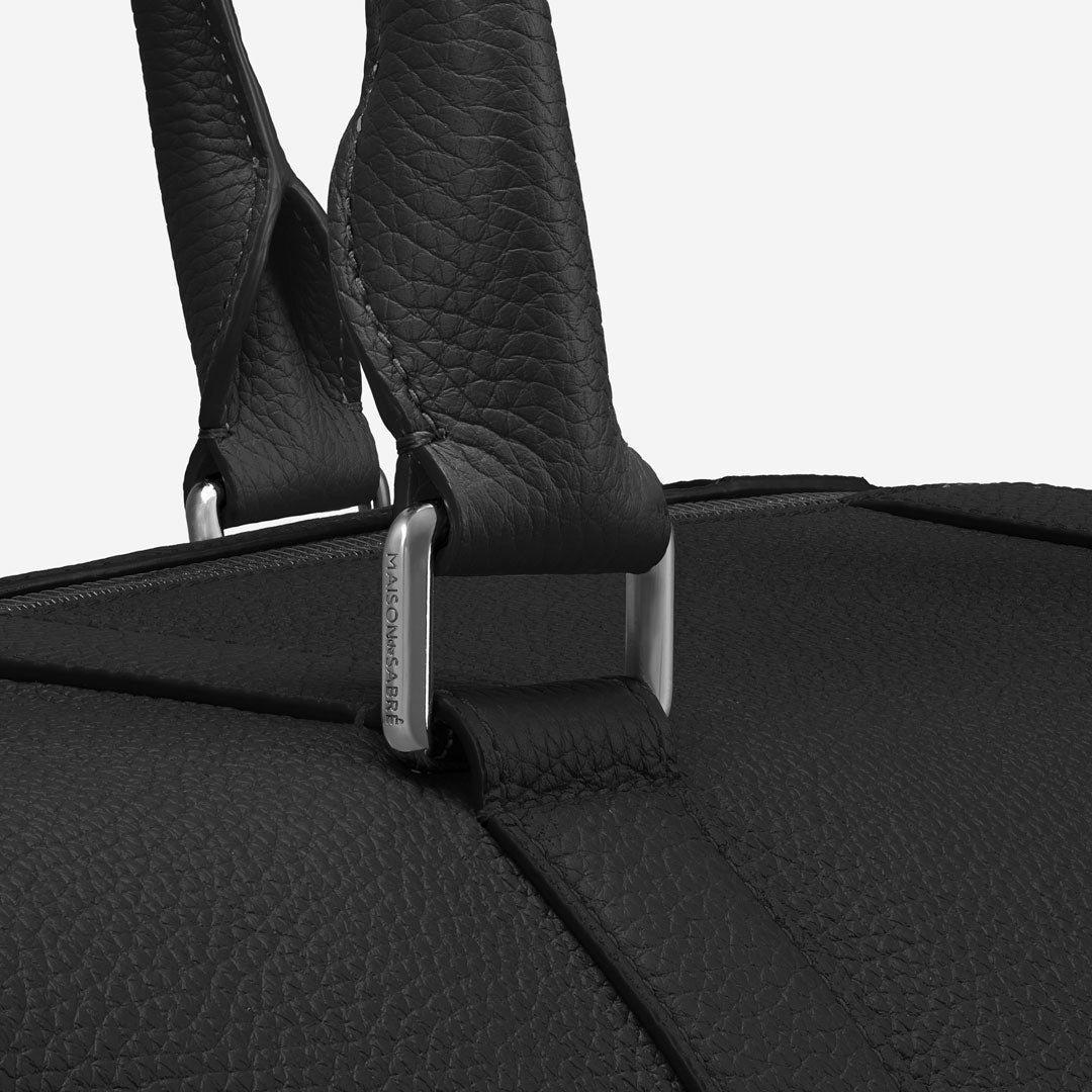 ボストンバッグ Duffle Bag ブラックキャビア | MAISON de SABRÉ