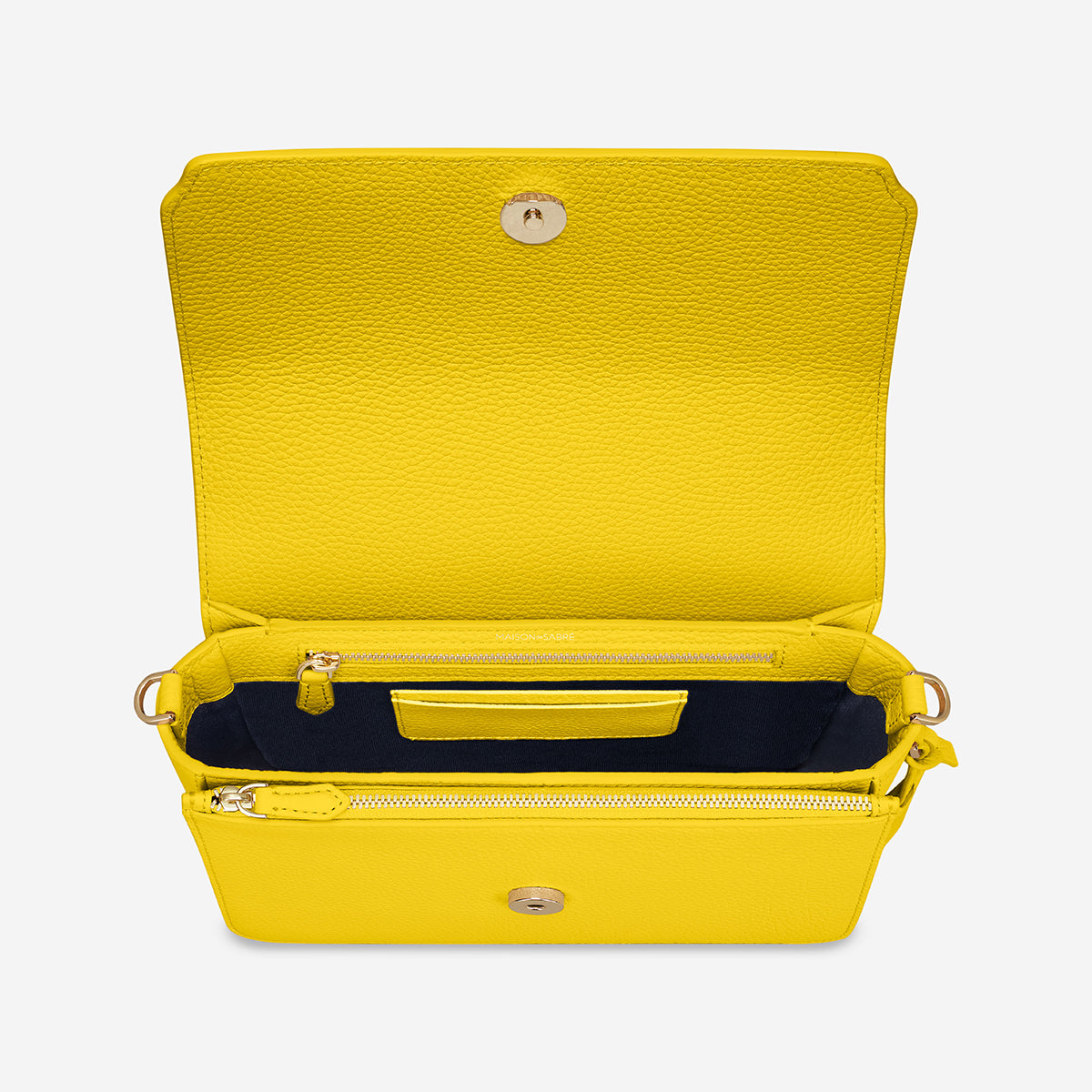 The Medium Flap Bag - Daisy Yellow